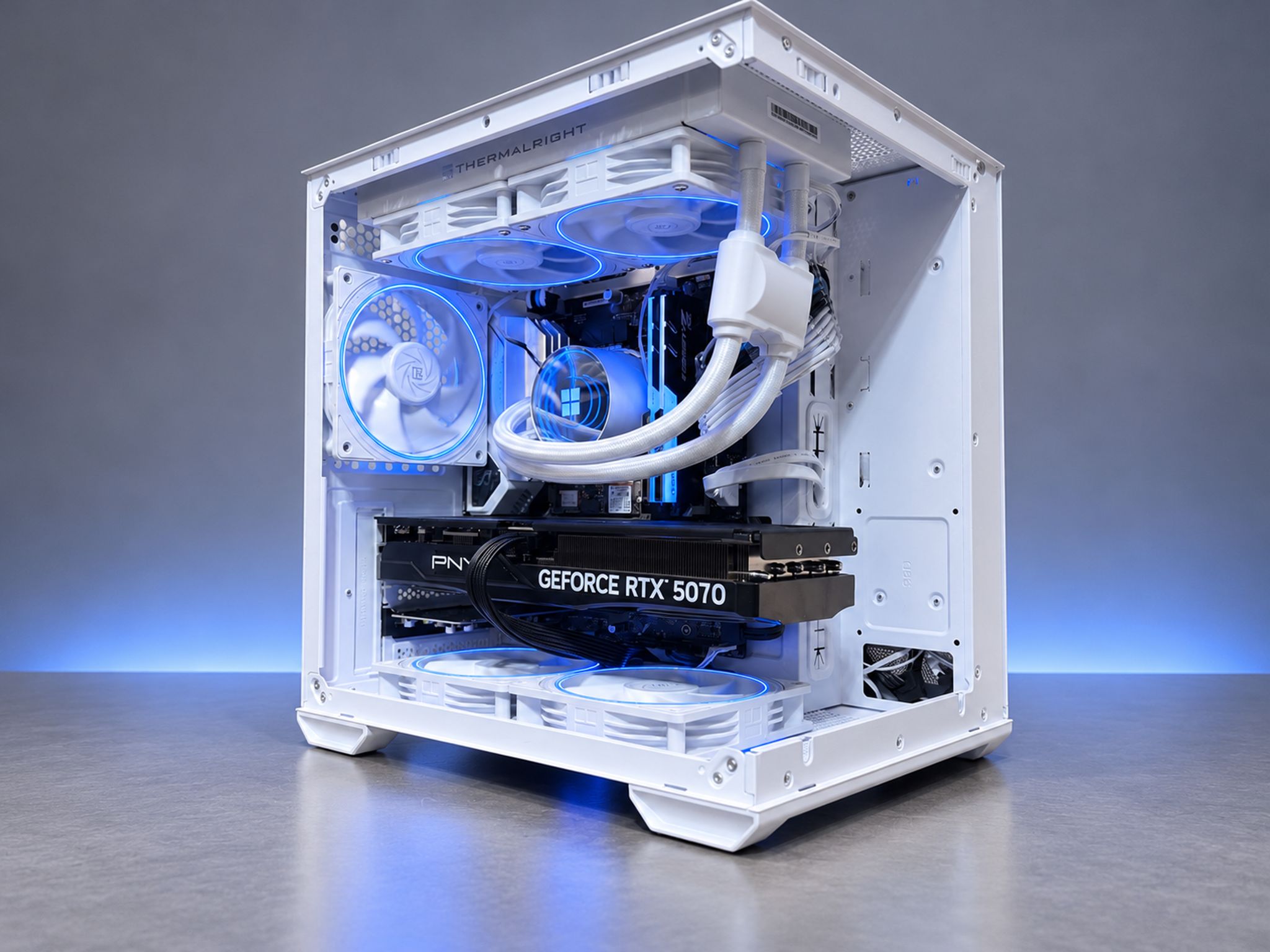 ❄️ POLAR ECLIPSE i7-12700F • RTX 5070 • 32GB RAM • 2.5TB+ NVMe 850w psu