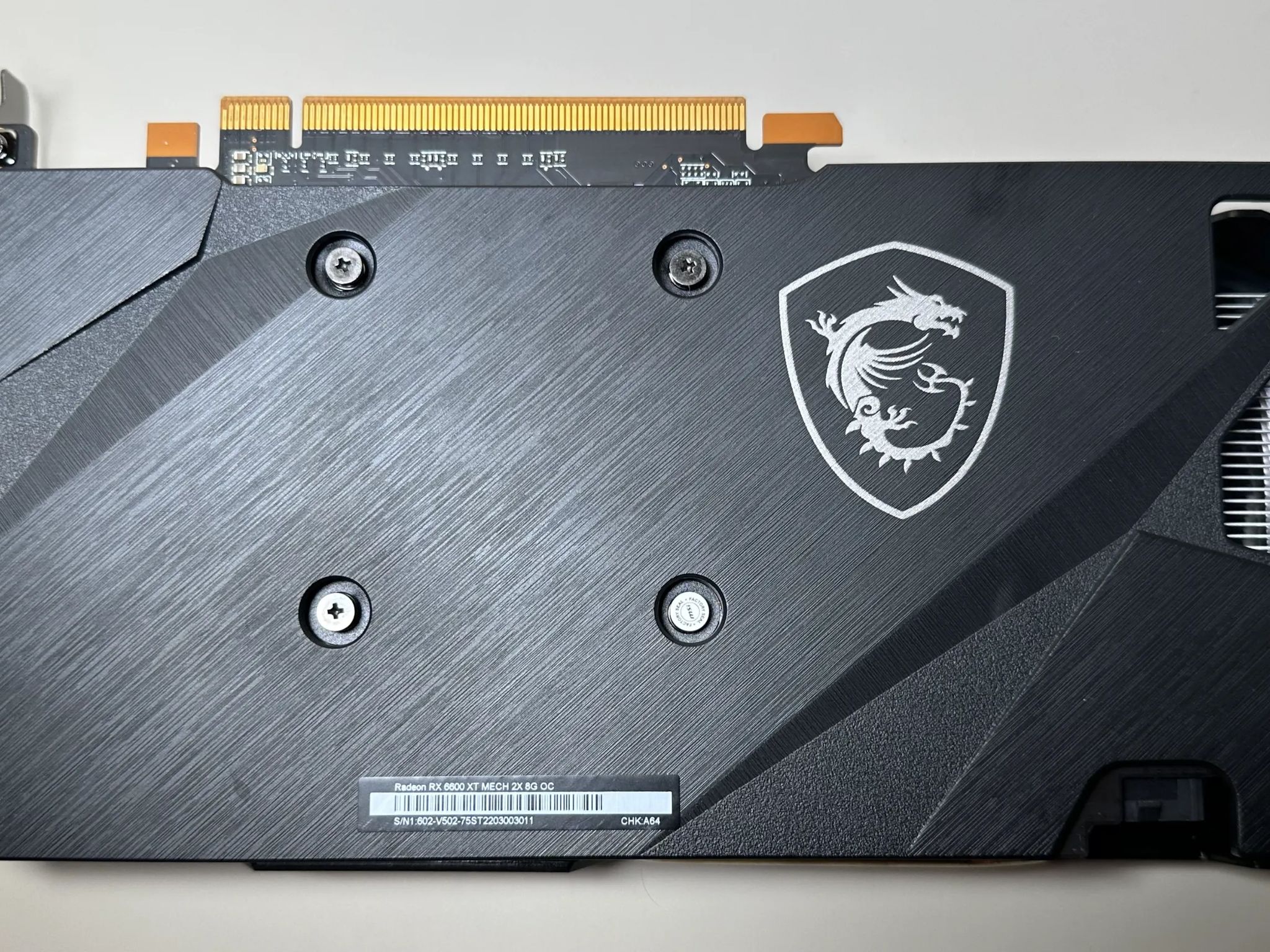 MSI Mech Radeon RX 6600 XT MECH 2X 8G OC