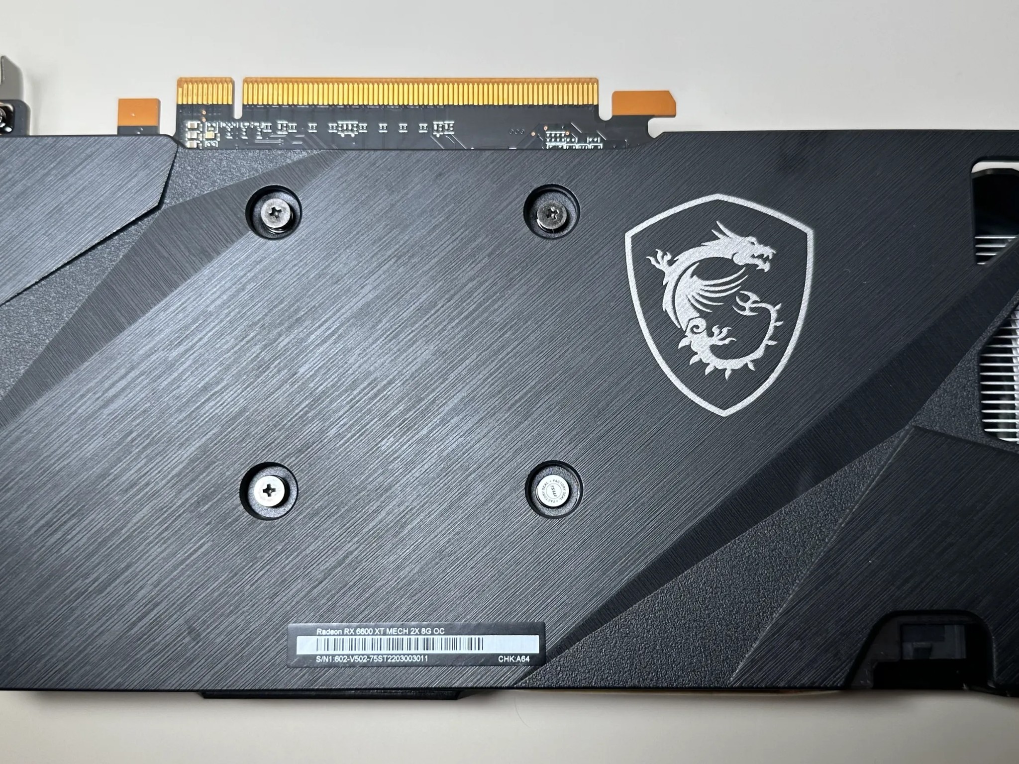 MSI Mech Radeon RX 6600 XT MECH 2X 8G OC