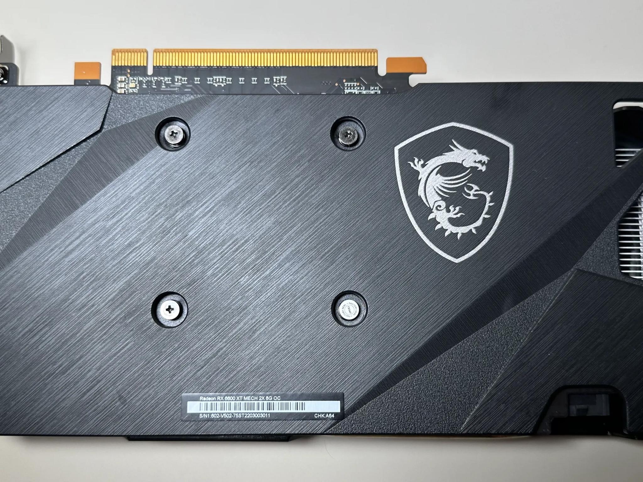 MSI Mech Radeon RX 6600 XT MECH 2X 8G OC