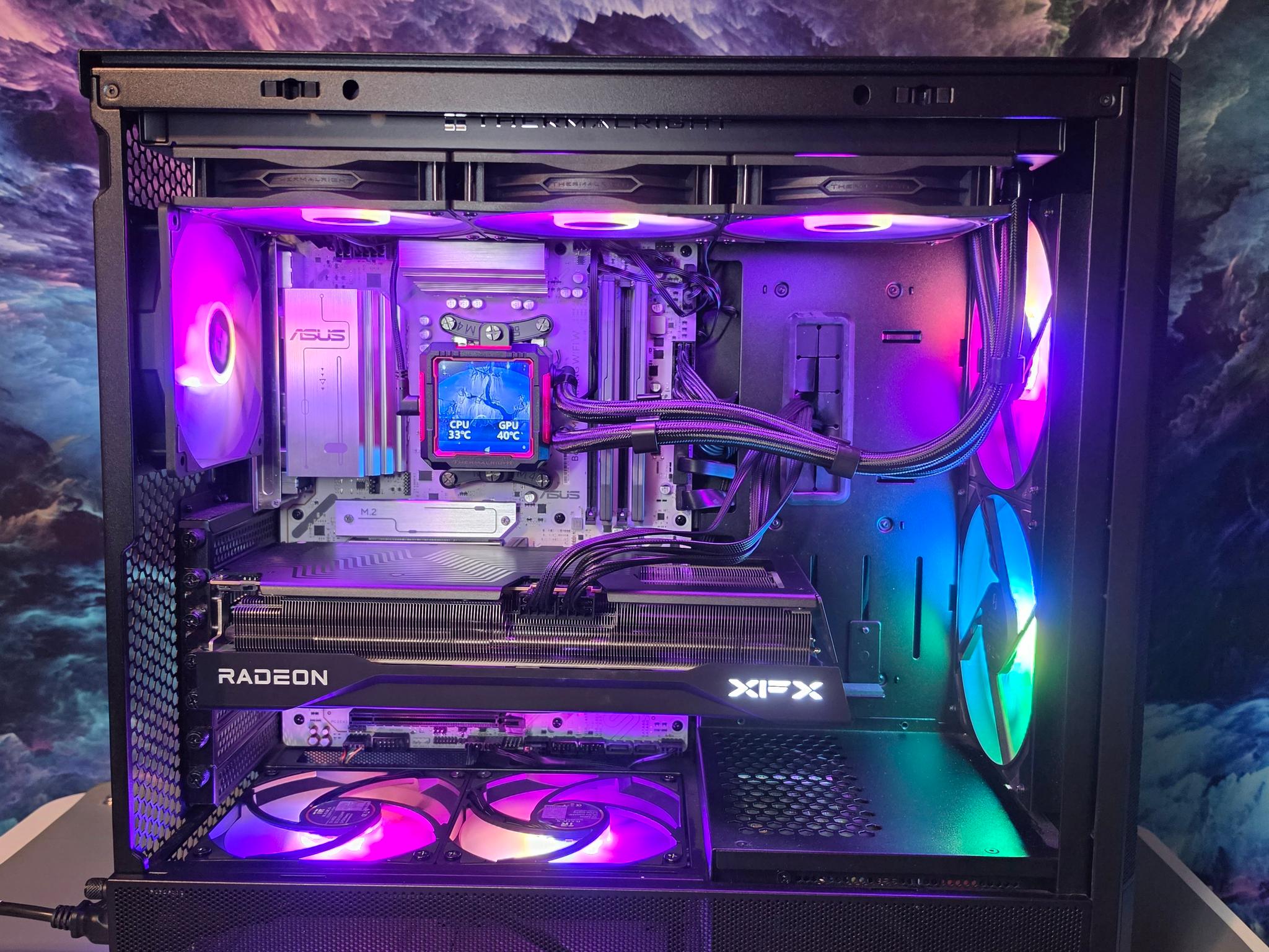 XFX PRO RX 9070 XT 16GB + Ryzen 7700x PC Build #56