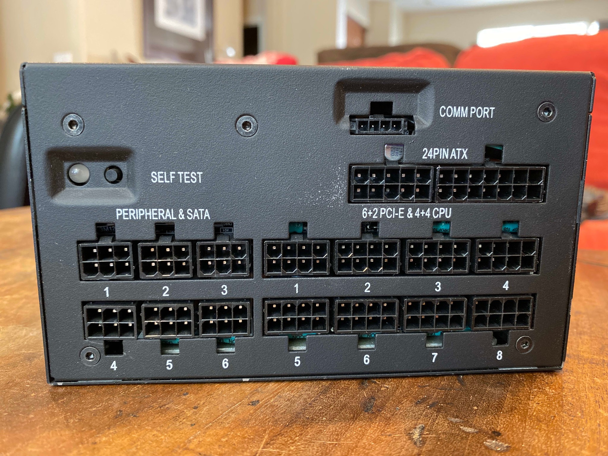 Corsair AX1200i 80+ Platinum | Custom-Sleeved Cables