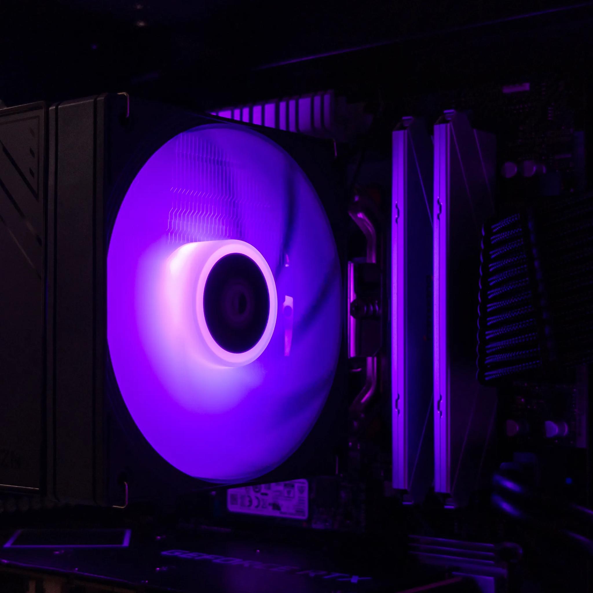 💜🖤 RTX 3060Ti / Ryzen 7 3700X / 32GB Gaming PC 🖤💜