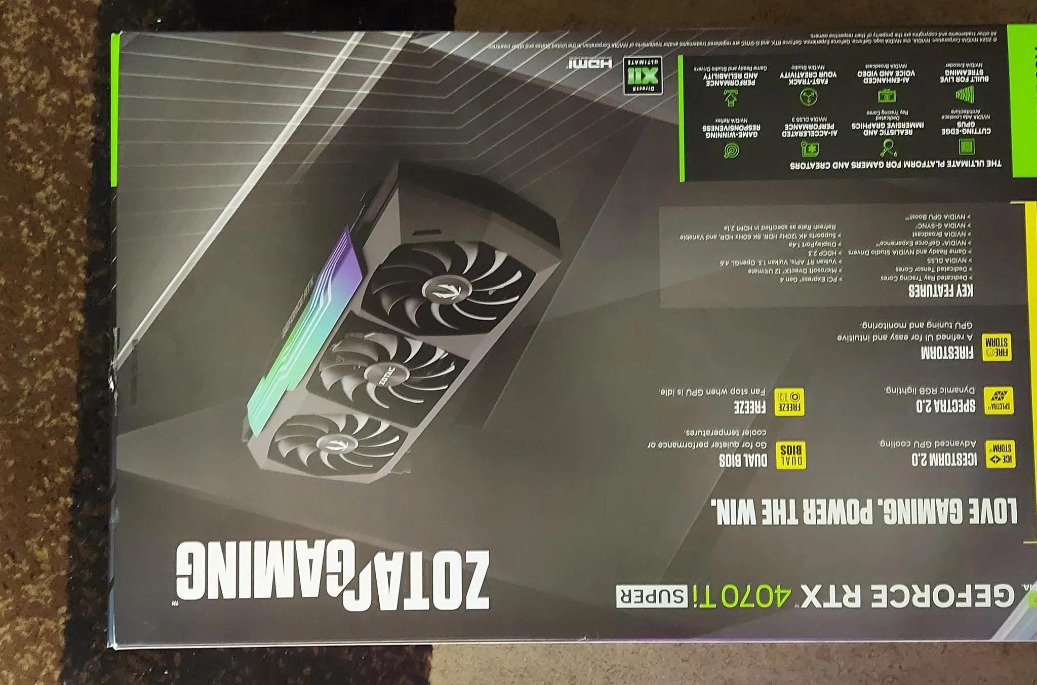 7800X3D/RTX 4070ti Gaming Machine