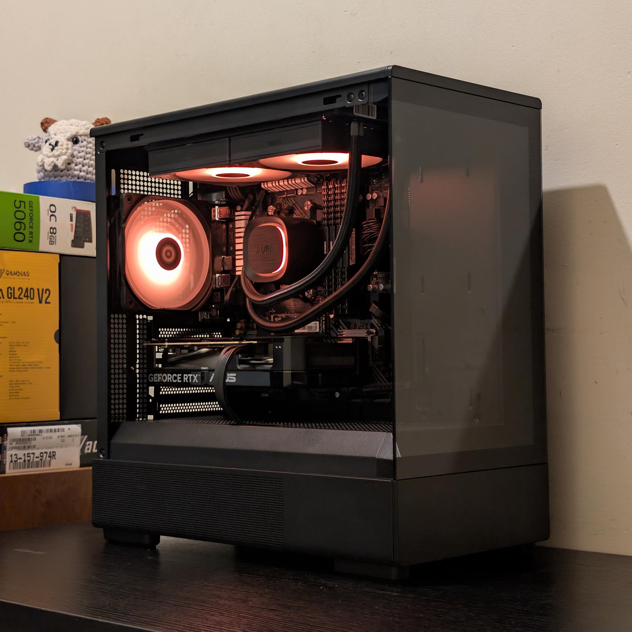 🔥⬛ 1440p Gaming Beast | RTX 5060 | Ryzen 5 5600 | 1TB SSD | 32GB RAM | WiFi 6 & Bluetooth ⬛🔥