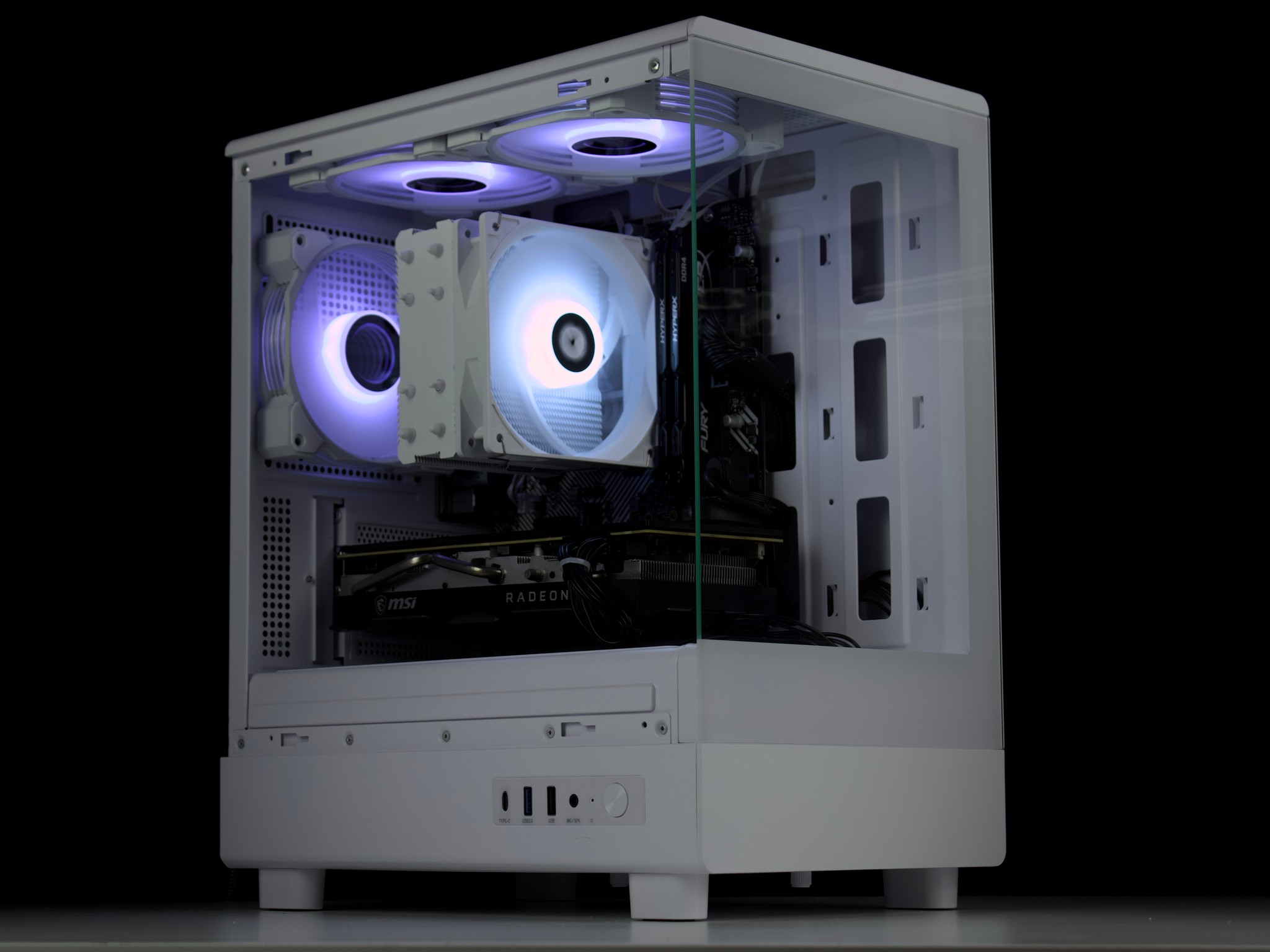 🧊❄️🧊 White Gaming PC – RX 5700 XT, Ryzen 5 3500X, 16GB RAM, 480GB SSD - WiFi, BlueTooth ...