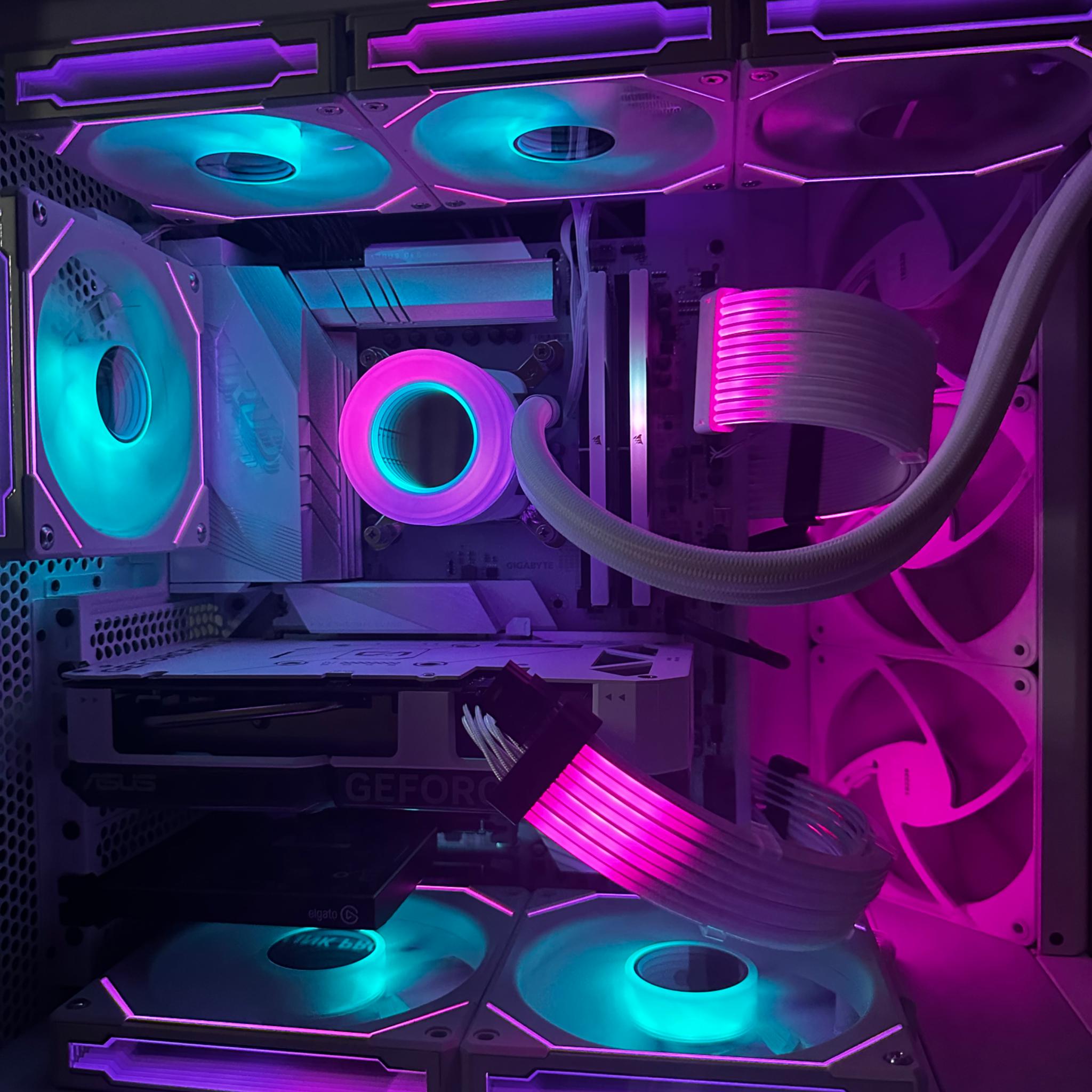ALL WHITE GAMING PC | Intel 14700k | RTX 4060 | 32GB RAM | 2TB