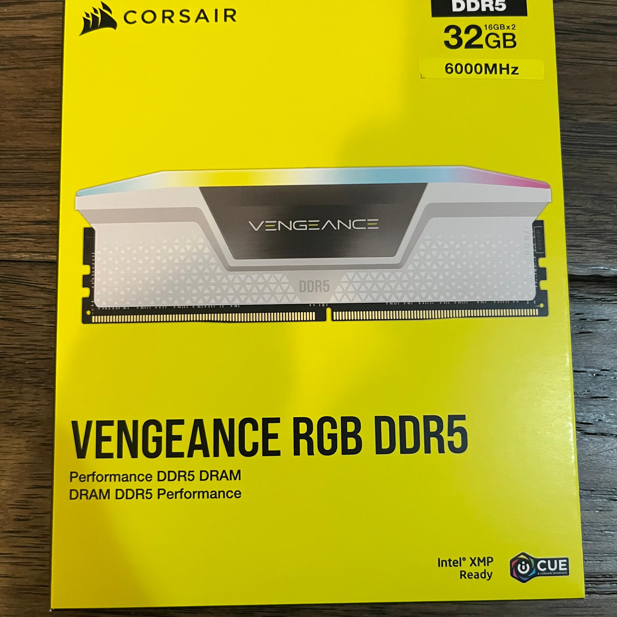 Corsair Vengeance RGB DDR5 6000 CL36 32GB(2x16GB)