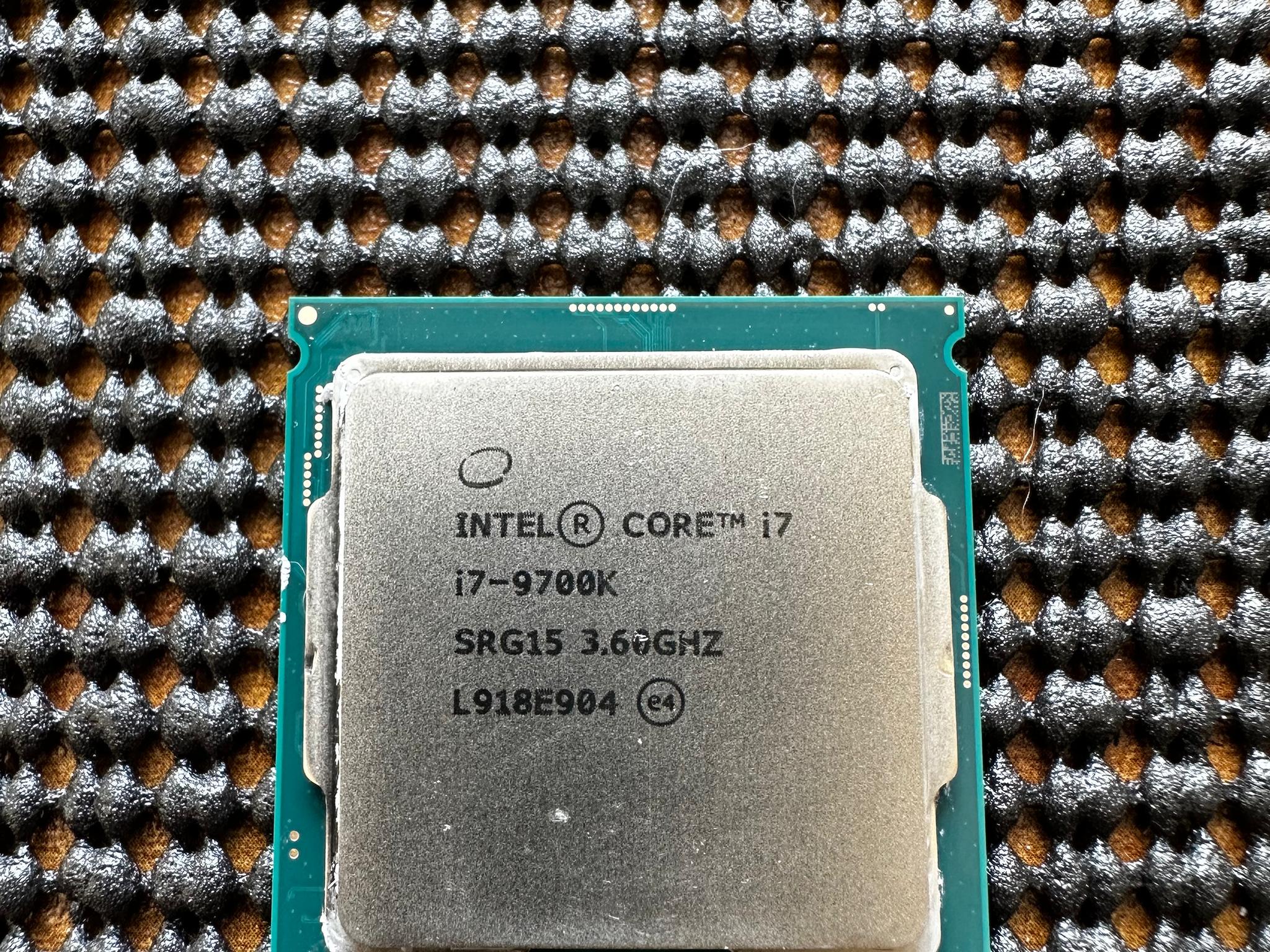 I7-9700k used great condition