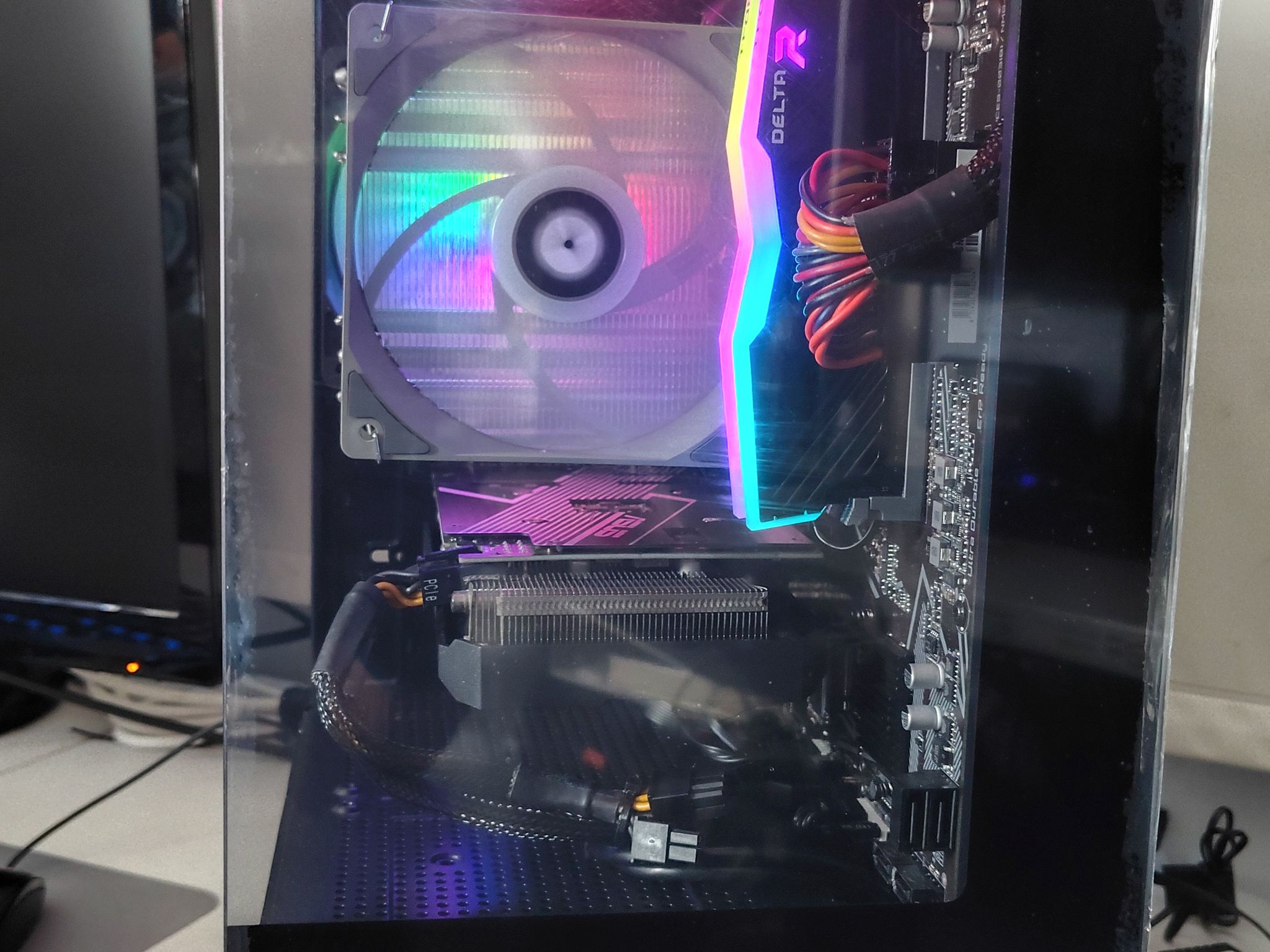 RTX 3050 8GB | Ryzen 5500 | 16G RAM | 1TB NVME | Practically New Custom Mini ATX PC