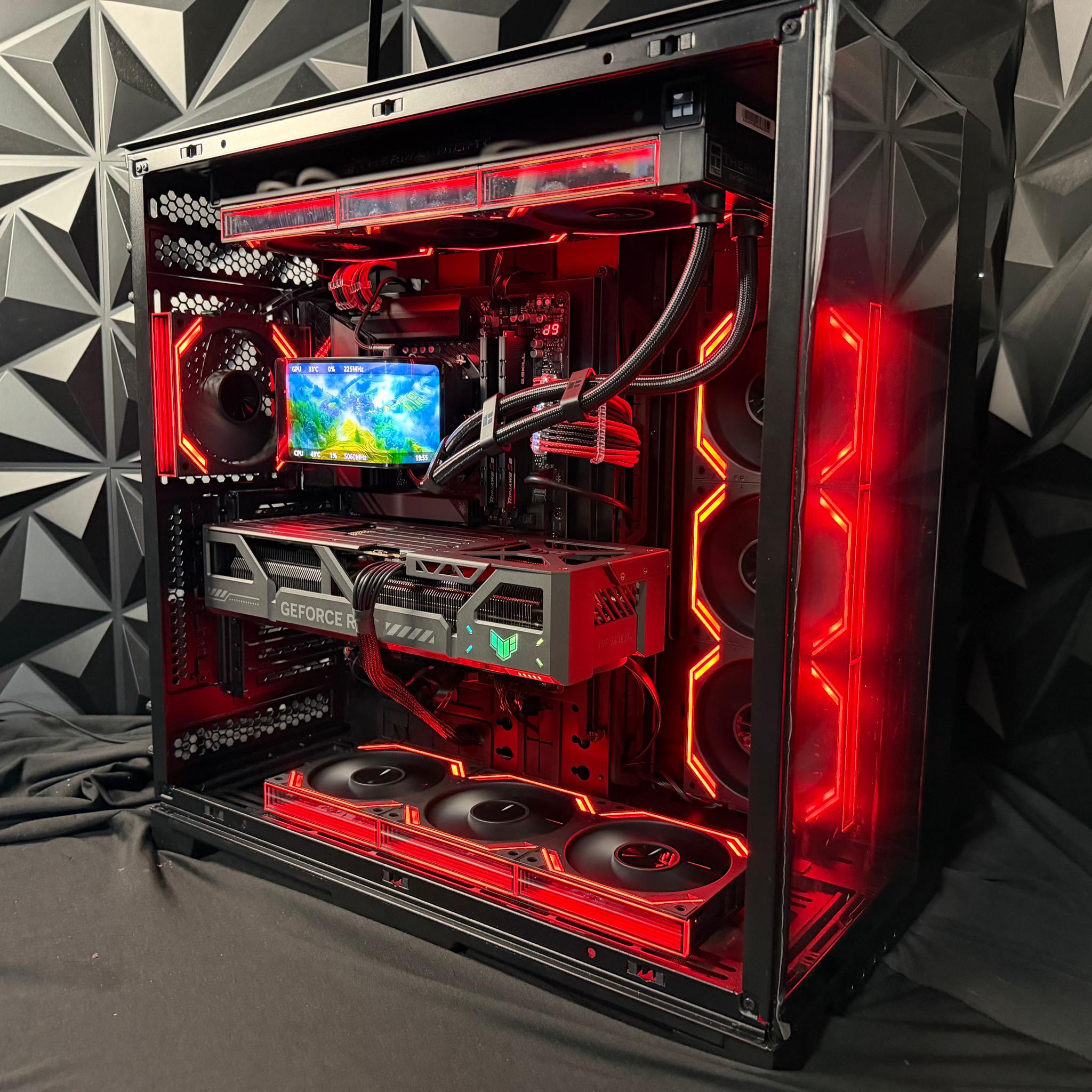 🔥🟥 REDLINE APEX 🟥🔥 Ryzen 9 9950X| RTX 5080| 64 GB DDR5| 6 TB NVMe| 1250W PSU