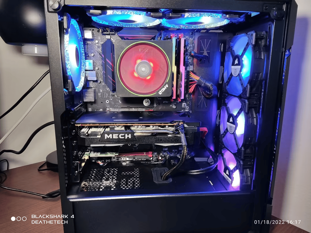Ryzen 7 2700x & RX6600 Custom PC