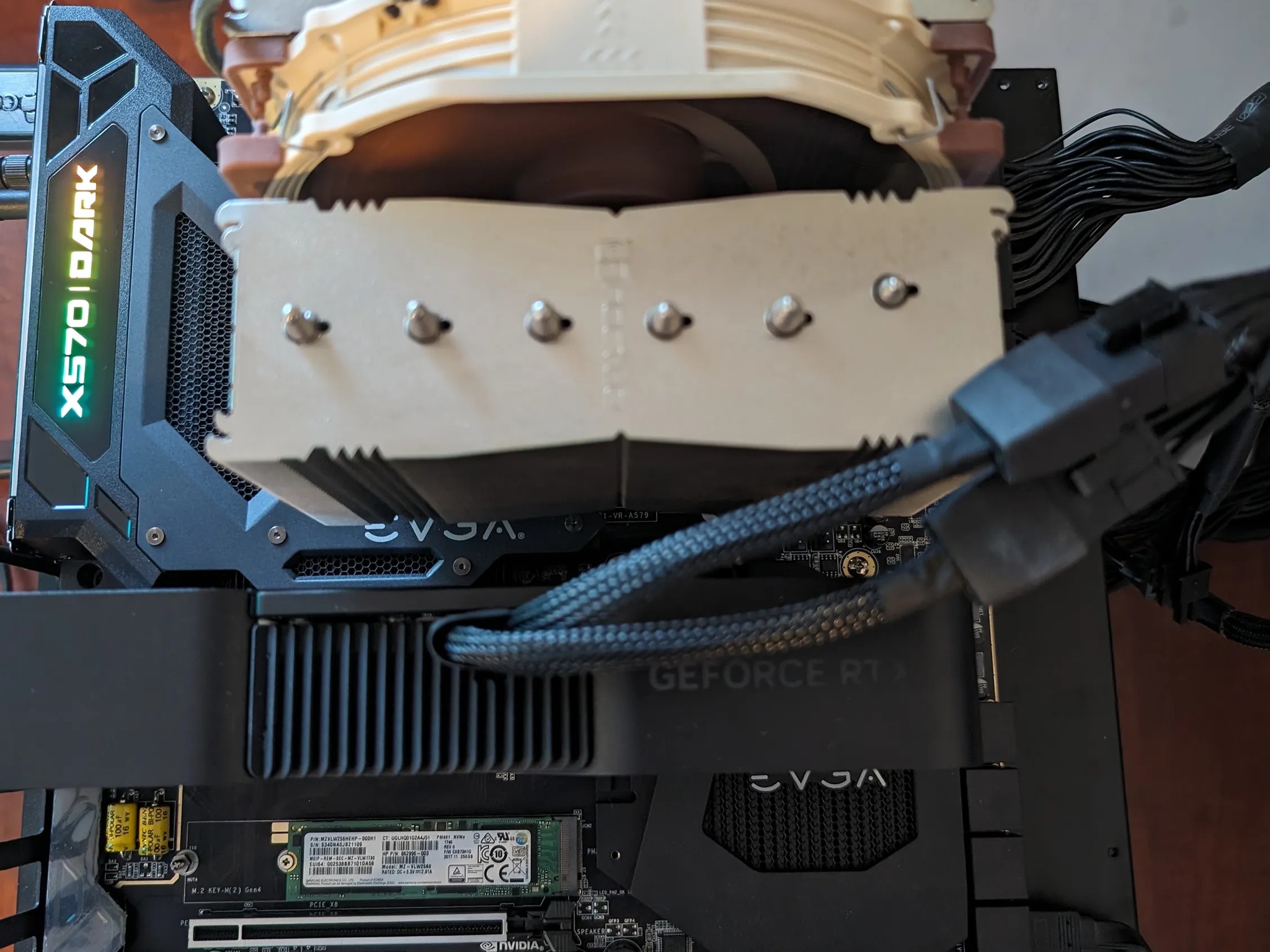 Motherboard/CPU Combo: EVGA X570 Dark w/AMD 5800X3D CPU
