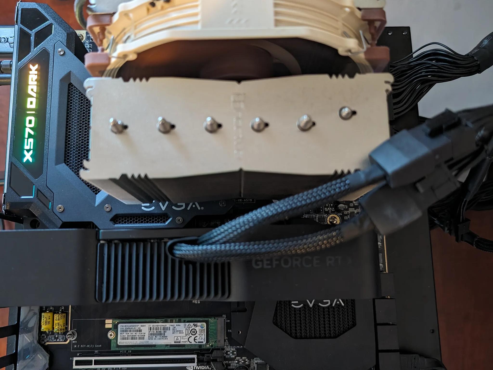 Motherboard/CPU Combo: EVGA X570 Dark w/AMD 5800X3D CPU