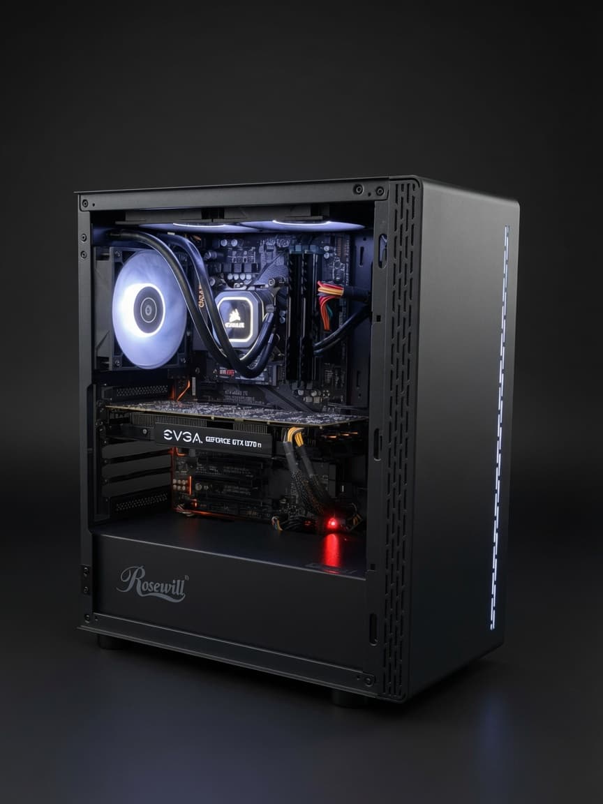 GTX 1070 Ti + i7-7700K + 16gb RAM+ SSD NVME | Gaming PC