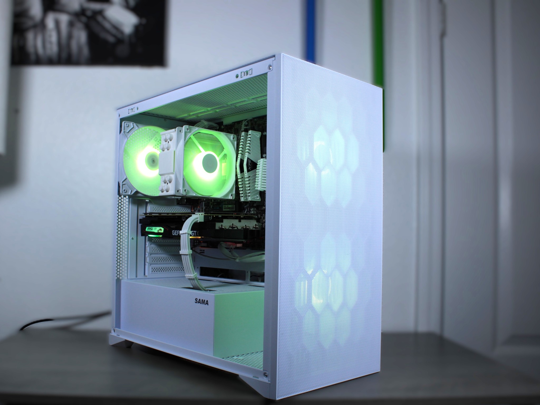 MSI 1660 Super | Ryzen 5 2600 | White XMP 16GB Ram | 512GB NVMe | Win 11 activated | Wifi