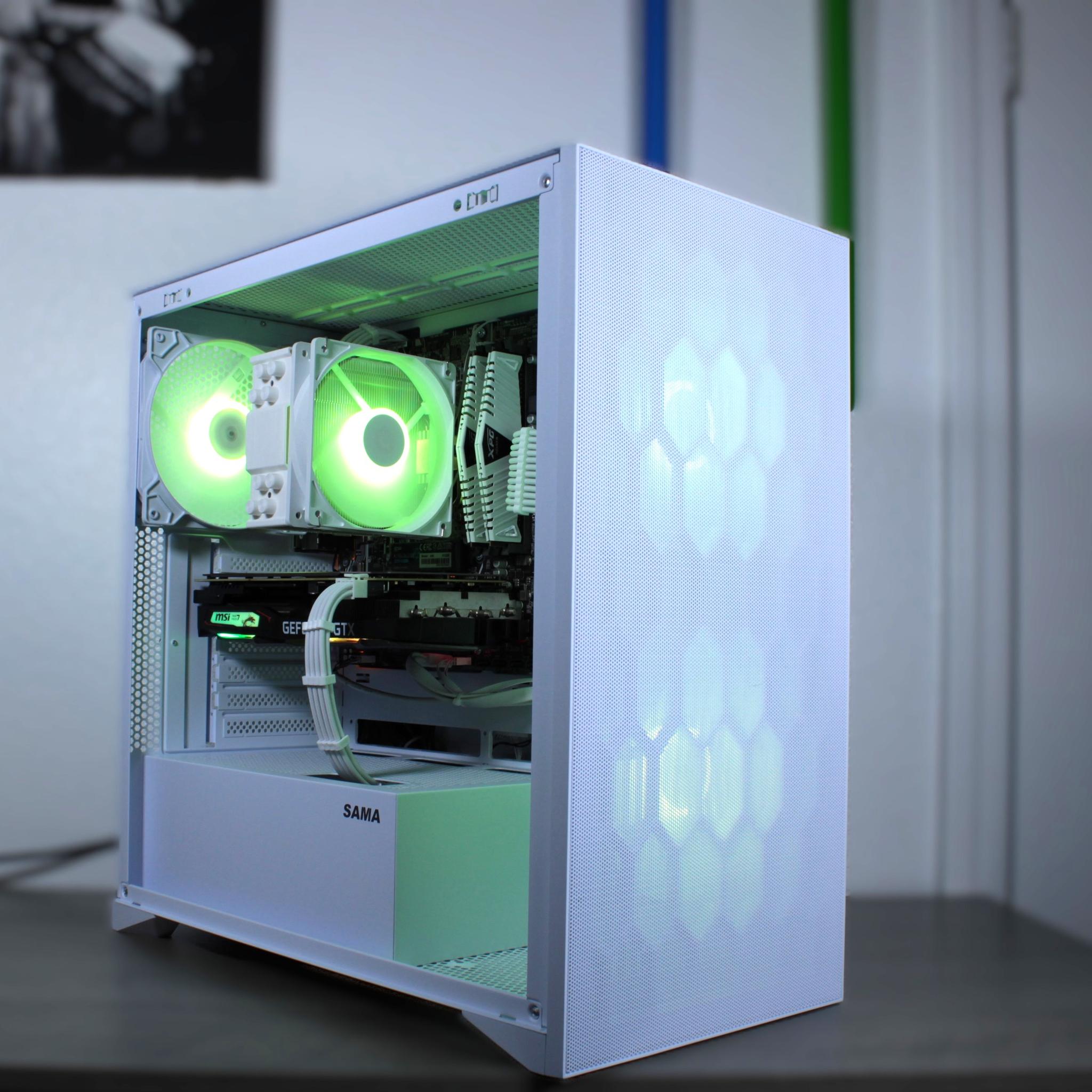 MSI 1660 Super | Ryzen 5 2600 | White XMP 16GB Ram | 512GB NVMe | Win 11 activated | Wifi