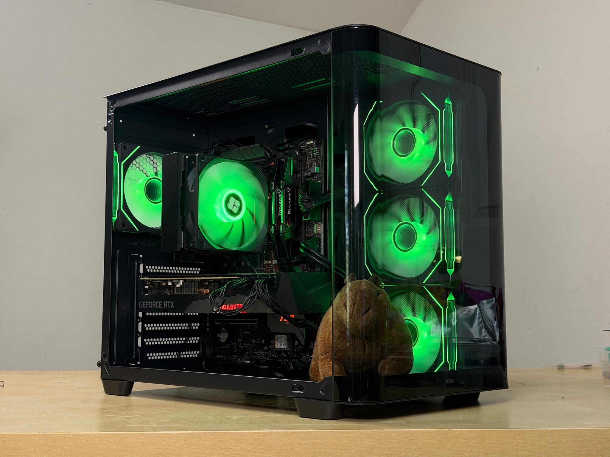 🖤♠️ 1440p Black Gaming PC ♠️🖤 RTX 3070 | Ryzen 5 5500 | 16gb RAM | 500gb NVME SSD | Wifi + BT