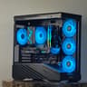 FREE SHIP 🖤🌈 Black RGB Gaming PC | RX 9060 XT 16 GB | AMD Ryzen 7 5700X | 1 TB NVME | 32 GB DDR4