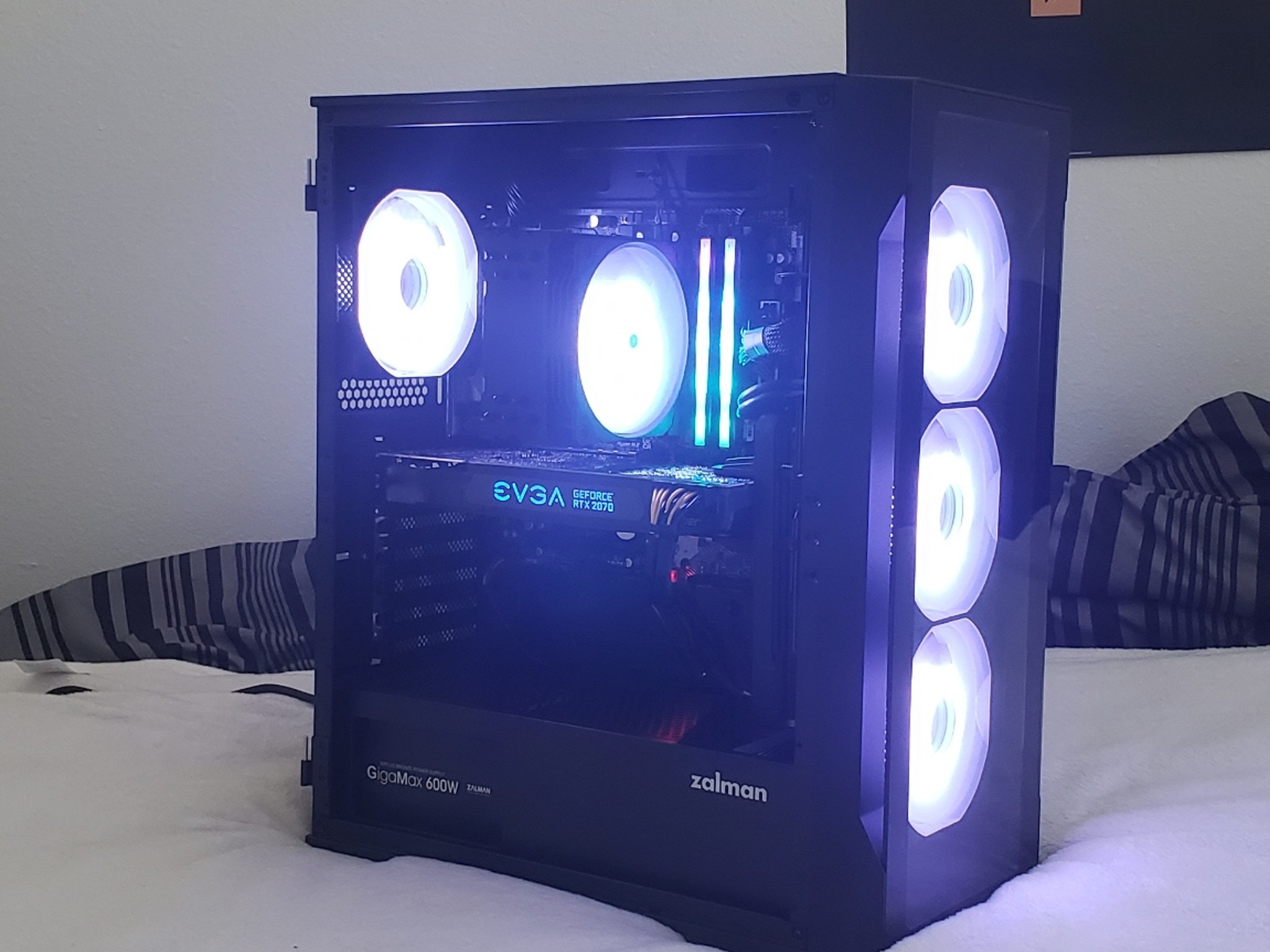 "The CryoFlux:" High Performance Gaming PC. Ryzen 7 5700X3D, RTX 2070 SUPER, 16GB RAM