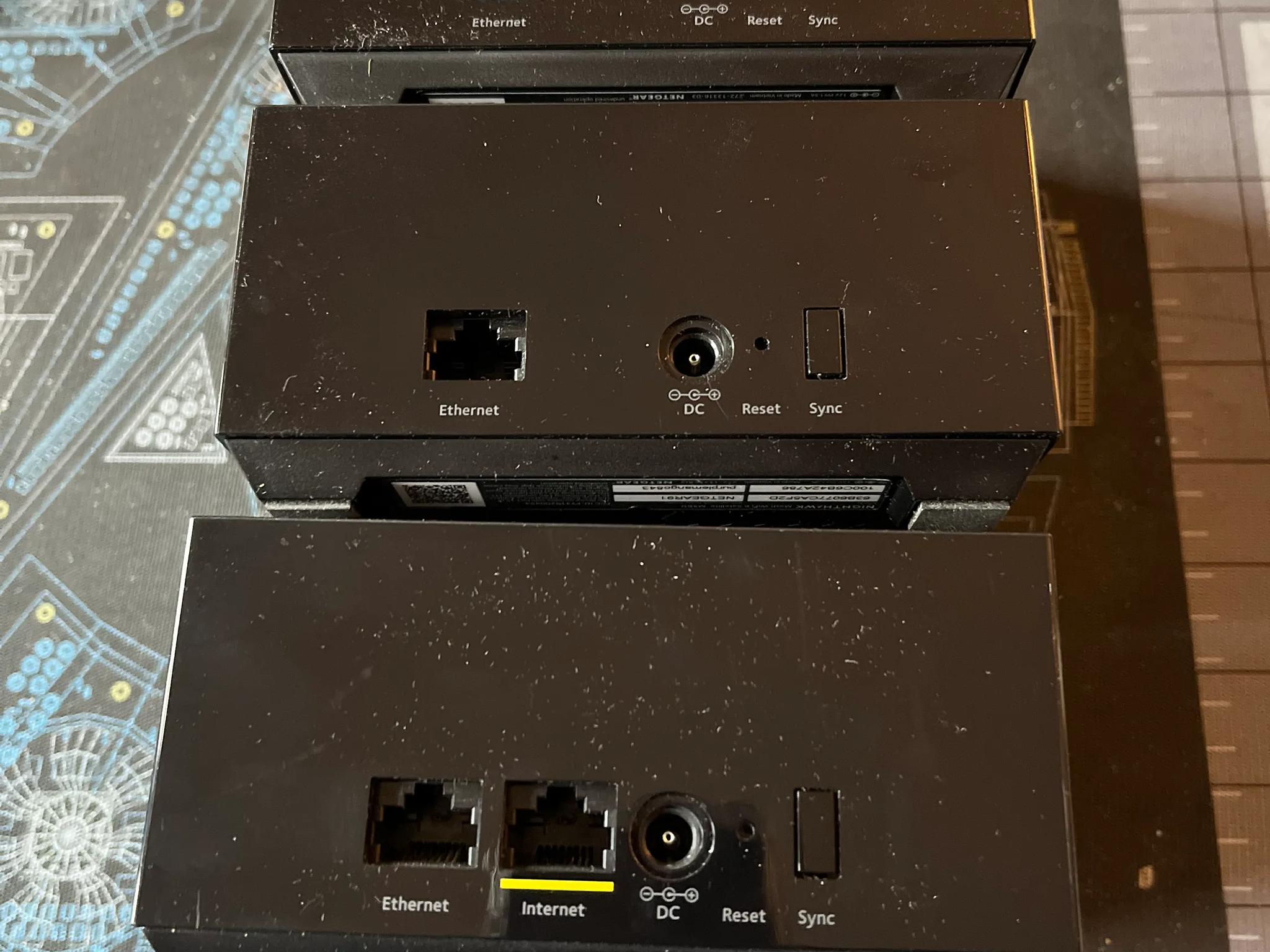 Netgear Nighthawk WiFi 6 Mesh routers and satellites