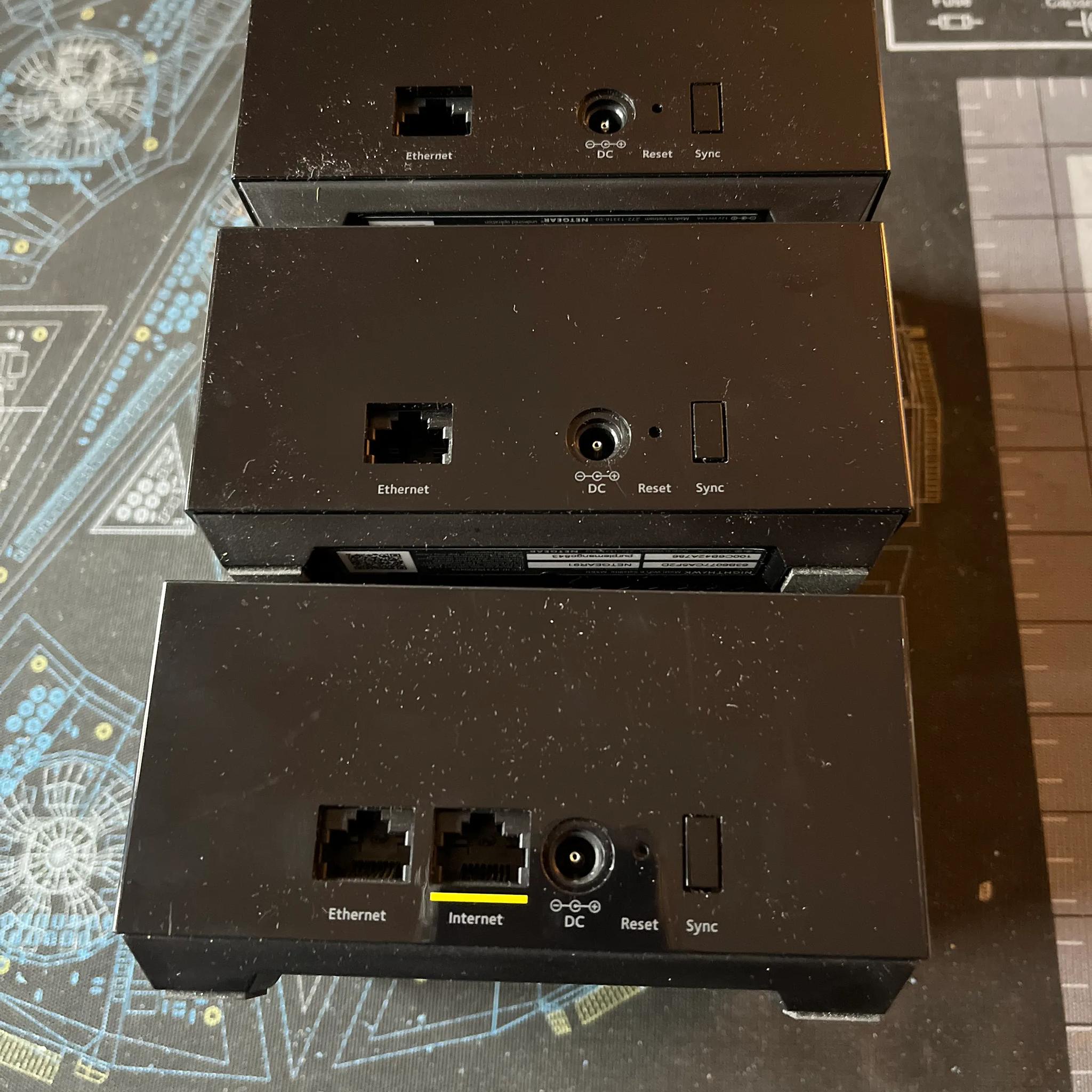 Netgear Nighthawk WiFi 6 Mesh routers and satellites