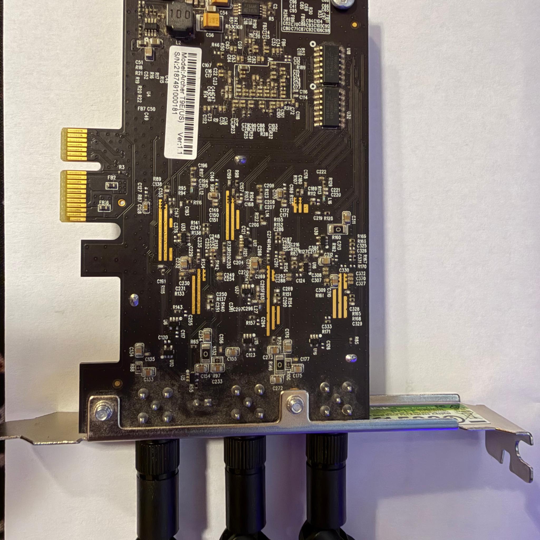 TP-Link Archer T9E AC1900 PCIe Wi-Fi Adapter w/ 3 Antennas