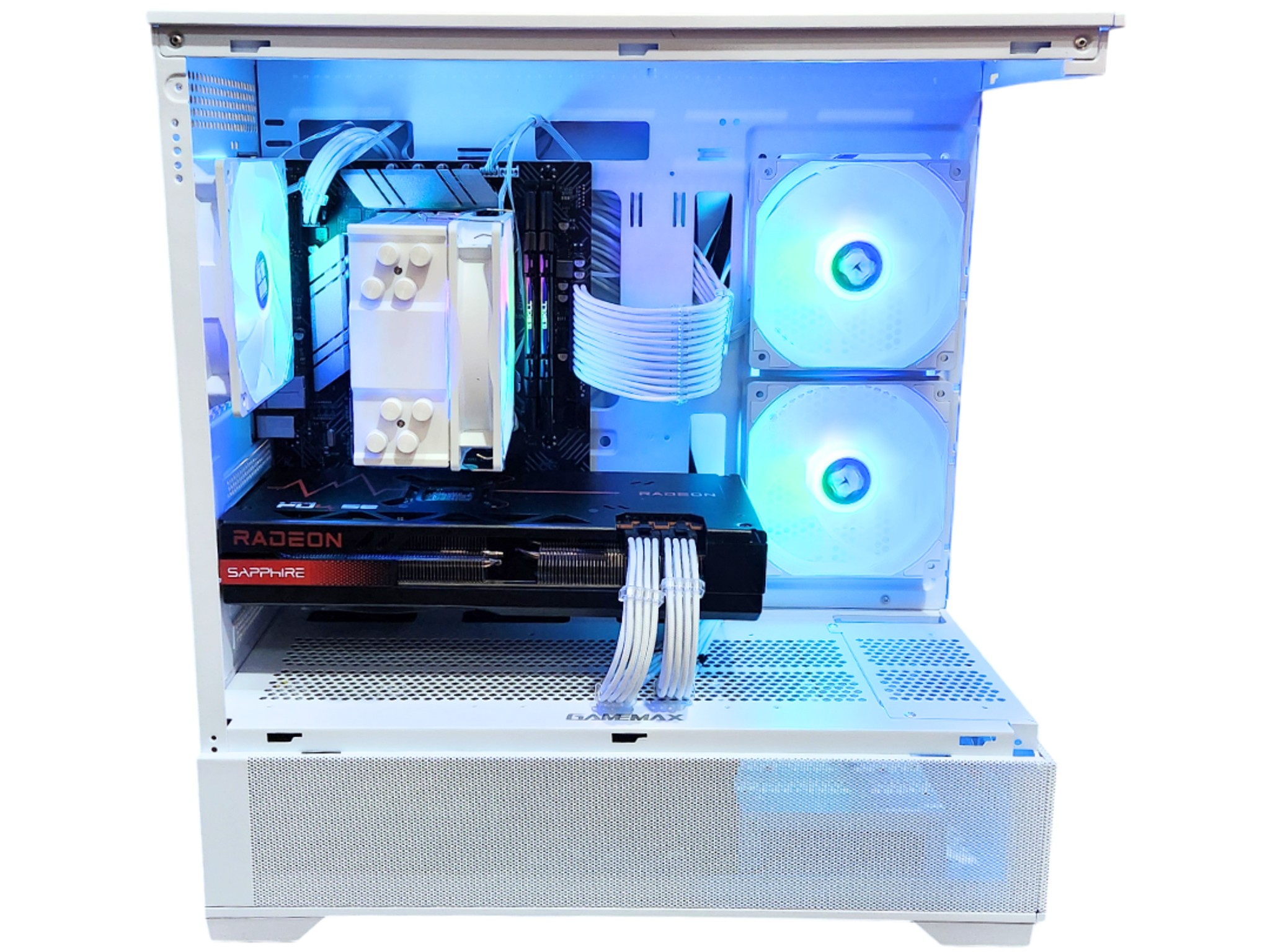 🪼Radiant🌟: RX 7800 XT | Intel I5 12600KF | 32GB DDR4 RAM | 2TB SSD | 4 RGB Fans | White Gaming PC