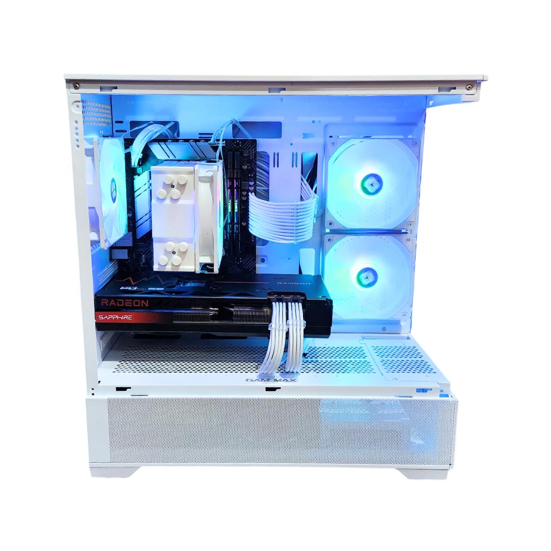 🪼Radiant🌟: RX 7800 XT | Intel I5 12600KF | 32GB DDR4 RAM | 2TB SSD | 4 RGB Fans | White Gaming PC