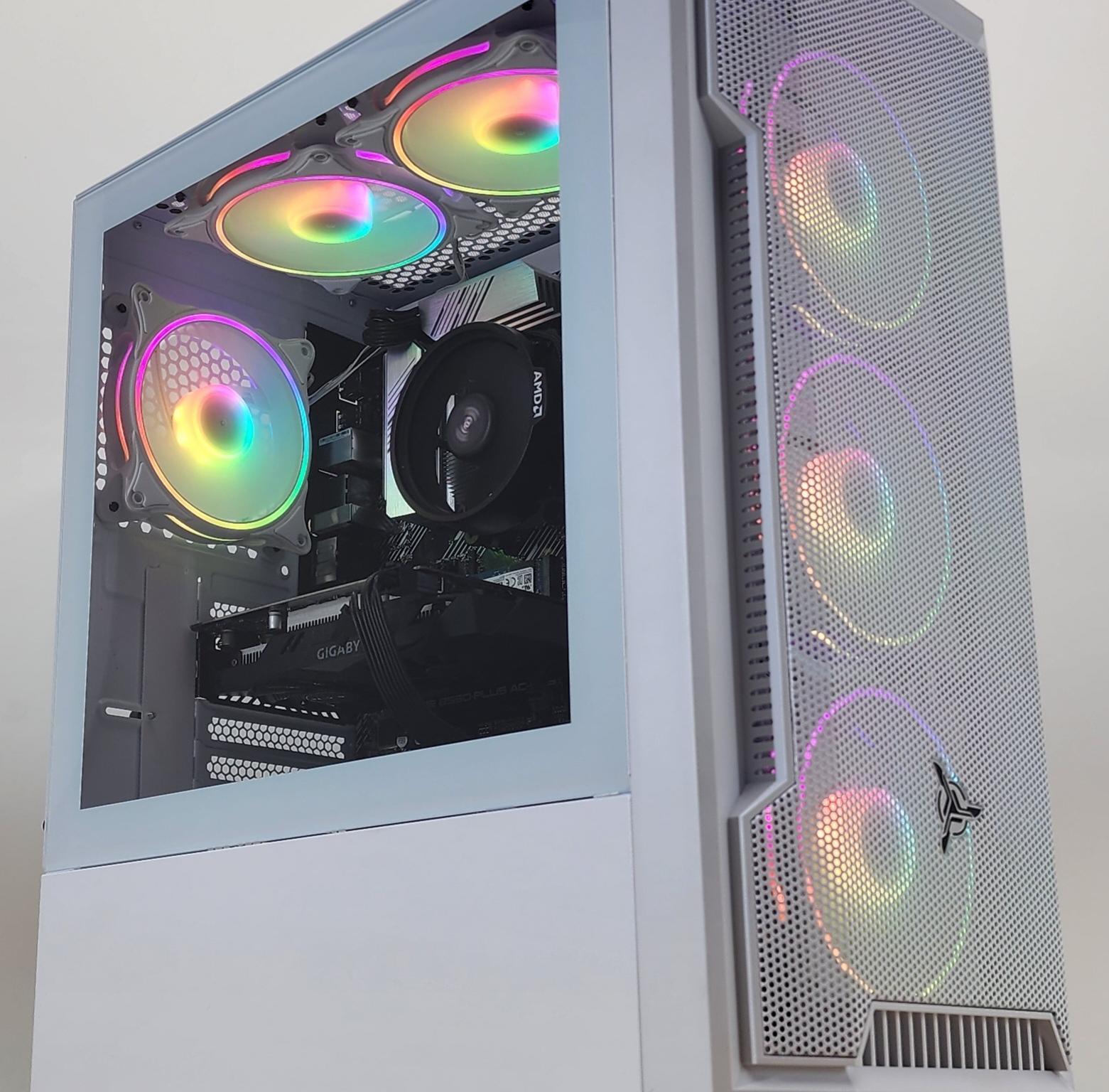 Gaming PC Ryzen 5 5600G 16GB RAM 256GB SSD+1TB HDD GTX 1650 4GB Win 11 Computer