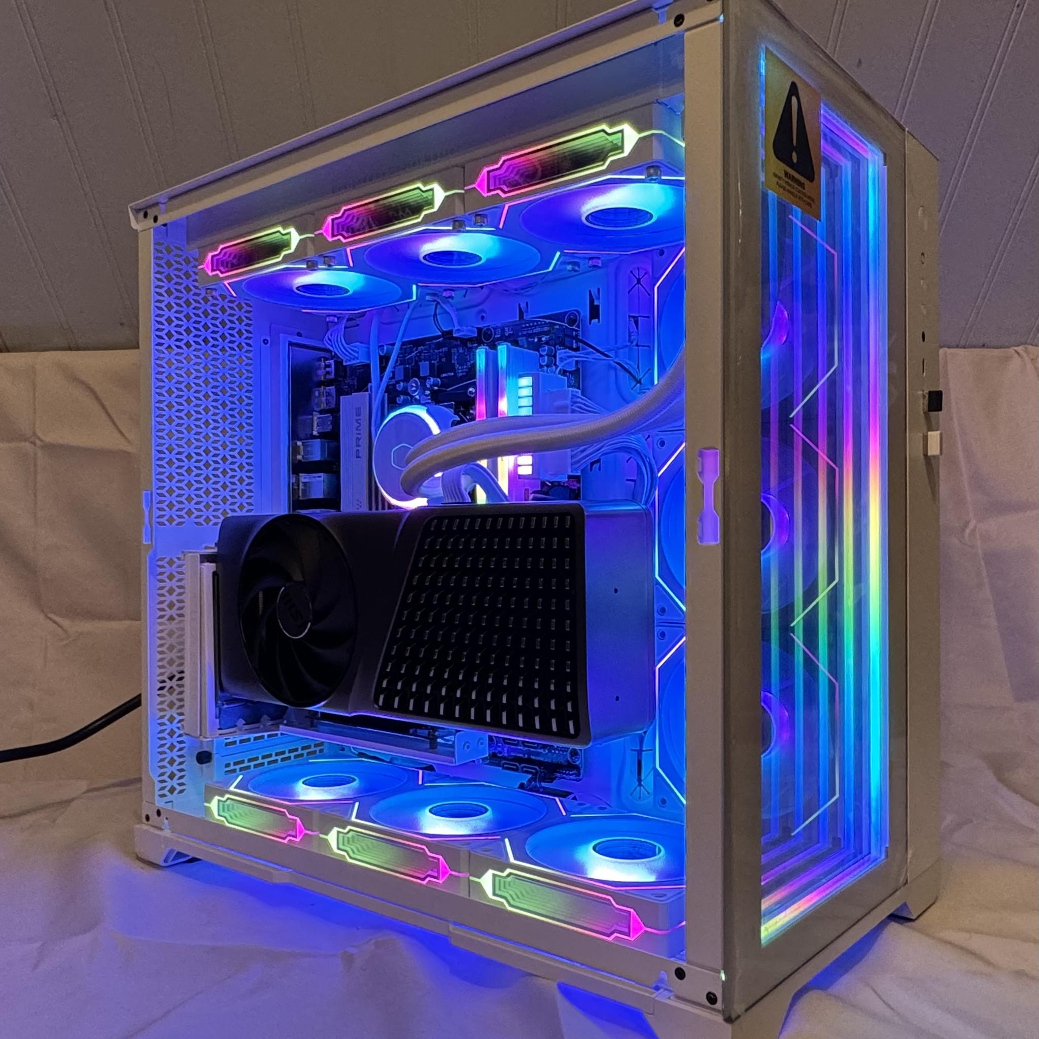 “Infinity In a box” 4080 Super, 7800x3d, 64gb ddr5, 2tb, 1000 watt gaming powerhouse