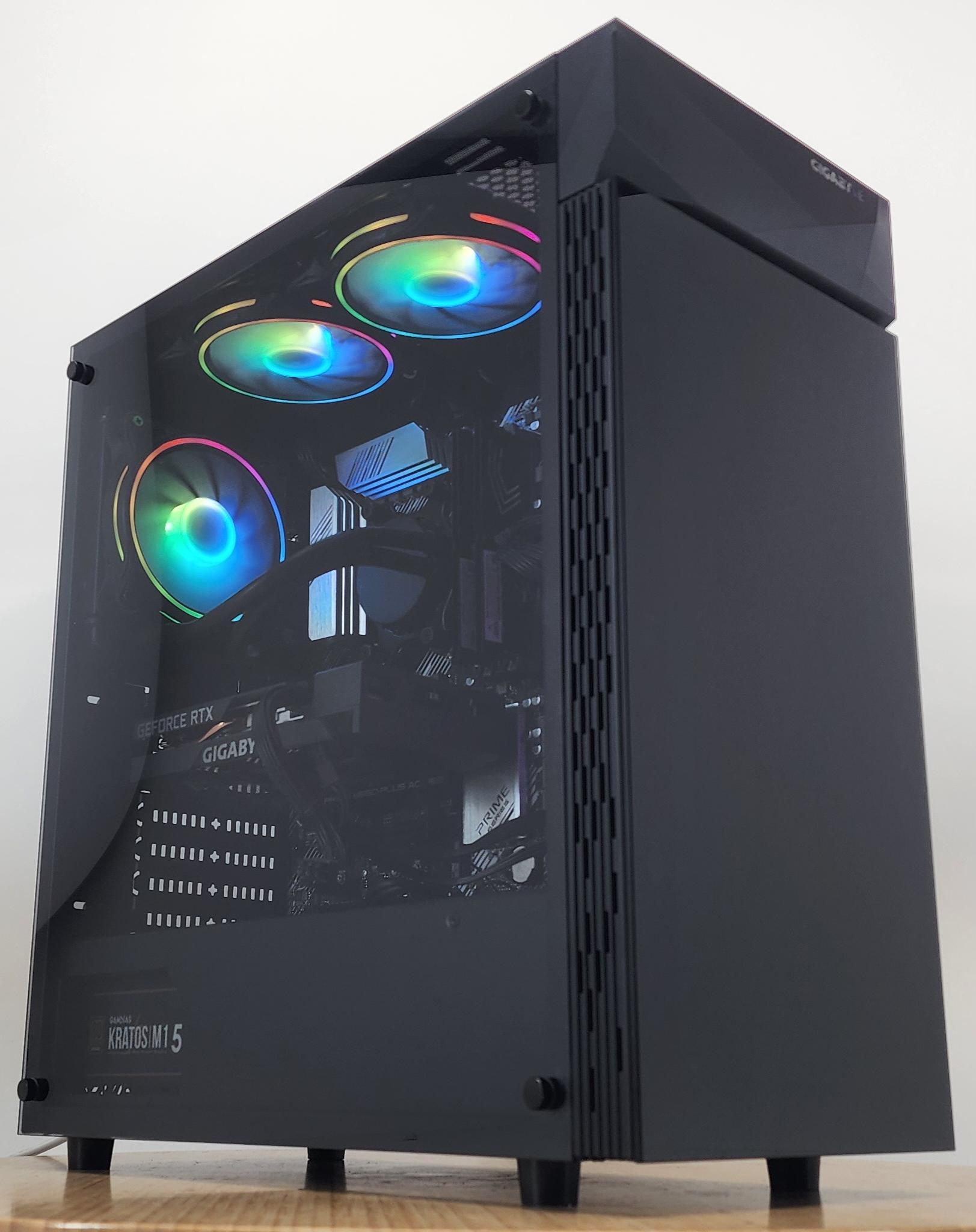 Gaming PC Ryzen 5 3600 16GB RAM 256GB SSD + 1TB HDD RTX 3050 8GB Win11 Computer
