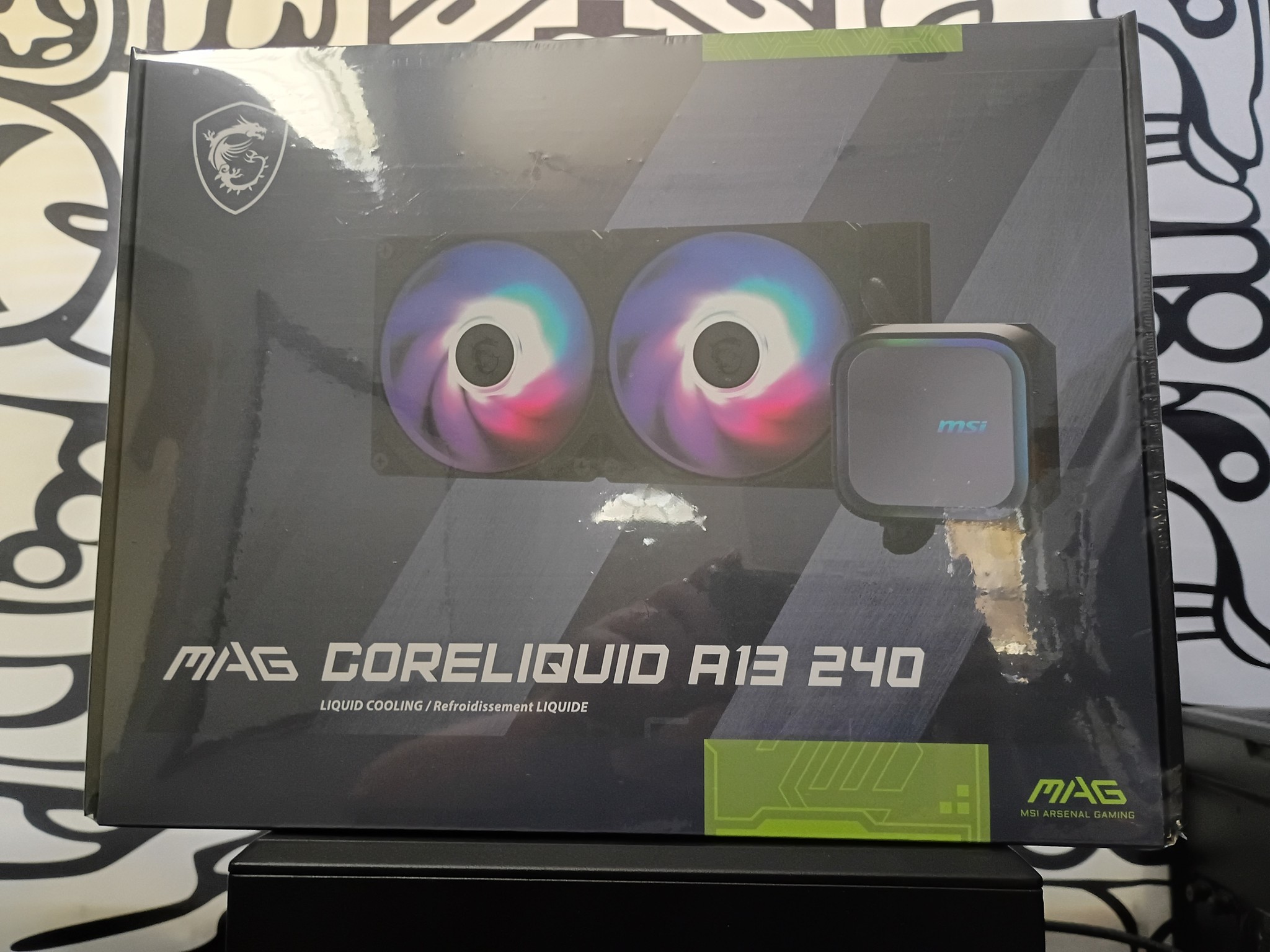 MSI MAG Coreliquid A13 240 Black - AIO ARGB Liquid Cooling - 240mm Radiator