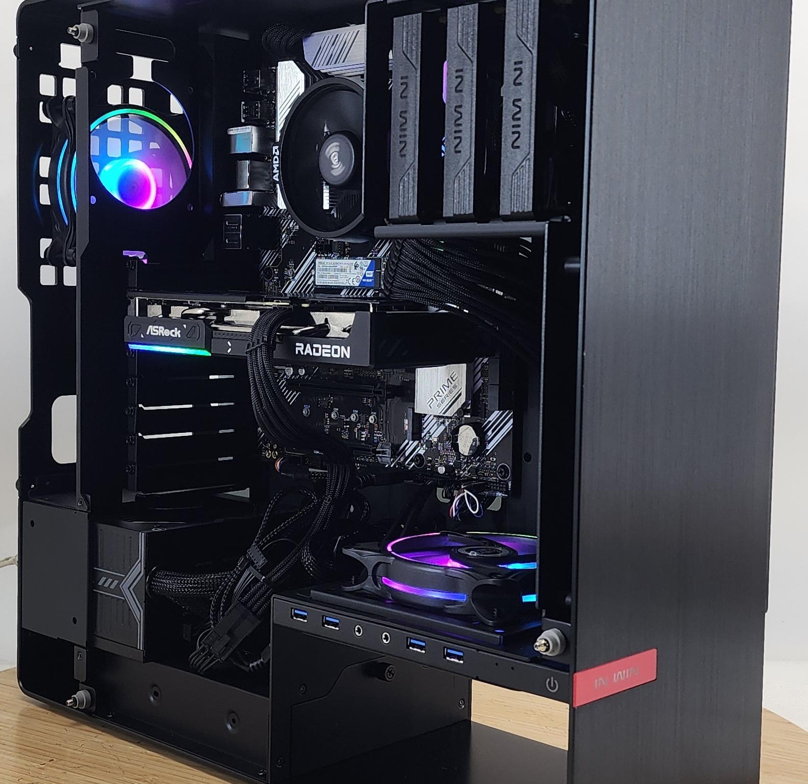 Gaming PC Ryzen 5 5500 16GB RAM 500GB SSD RX 9060 8GB Windows 11 Computer