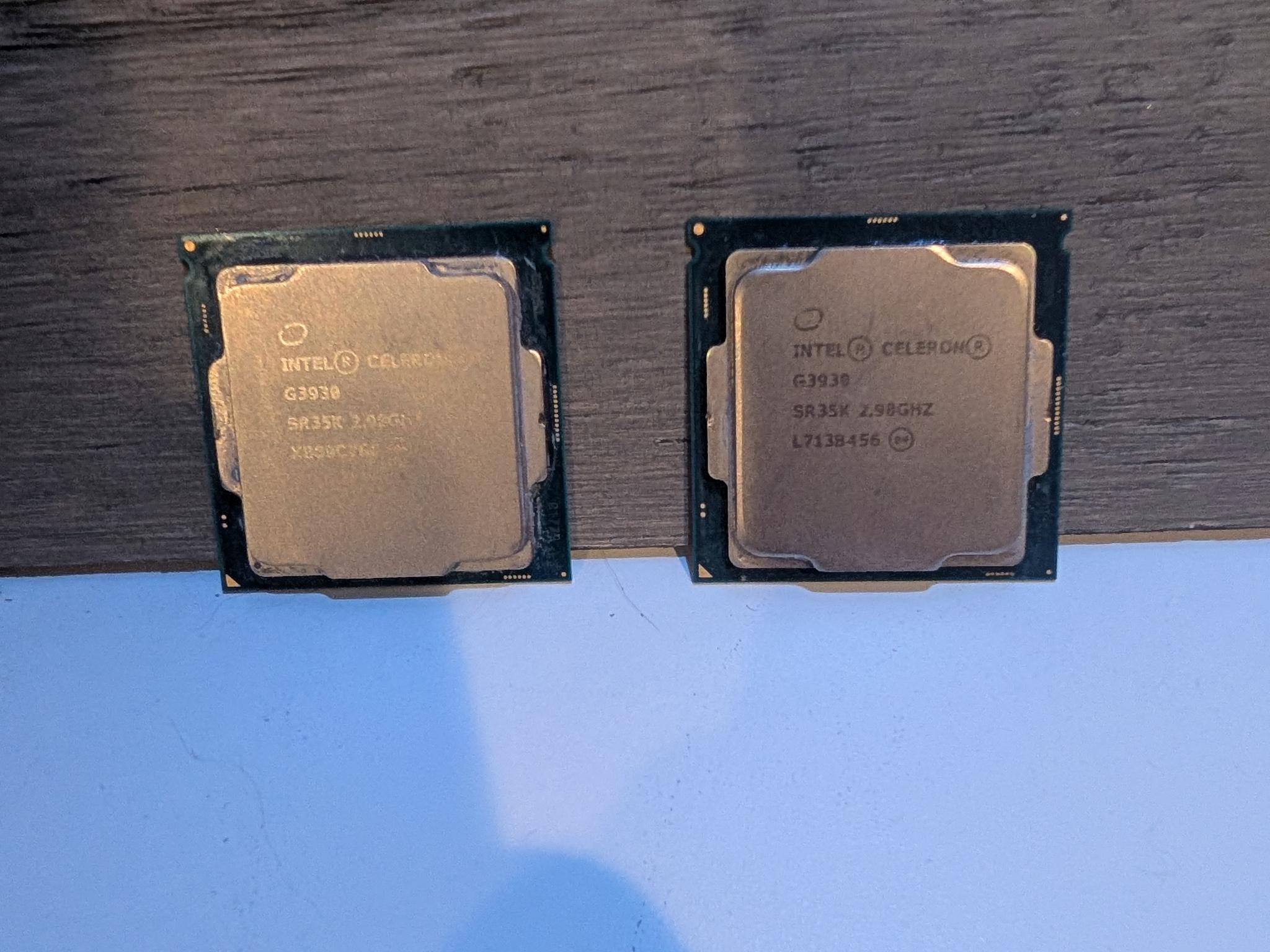 LOT OF 2 Celuron g3930s