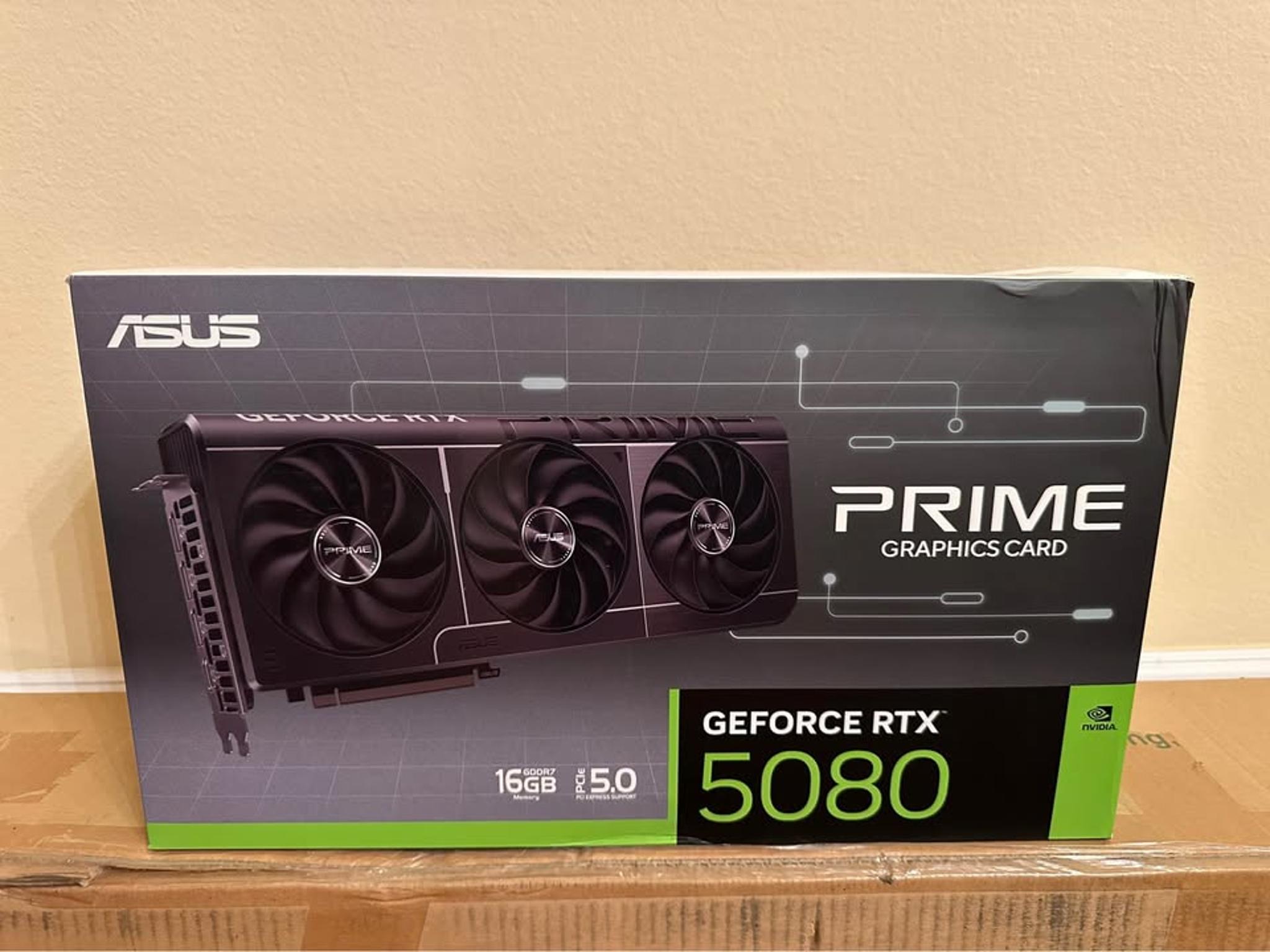 BNIB Asus RTX 5080 Prime 16G