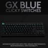 Logitech G Pro X (GX Blue Clicky) Gaming Keyboard