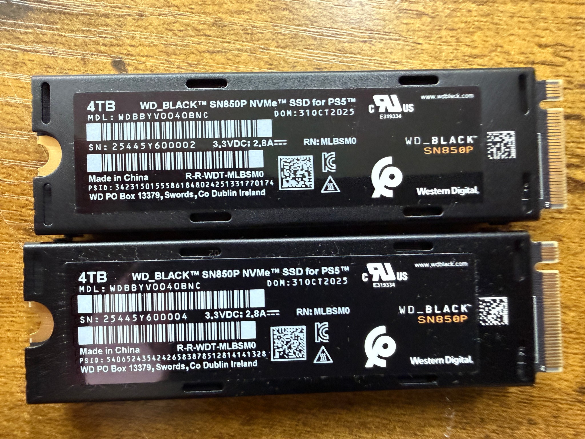 WD_Black 4TB SN850P (X) Gen4x4 NVMe SSD w/ Heatsink