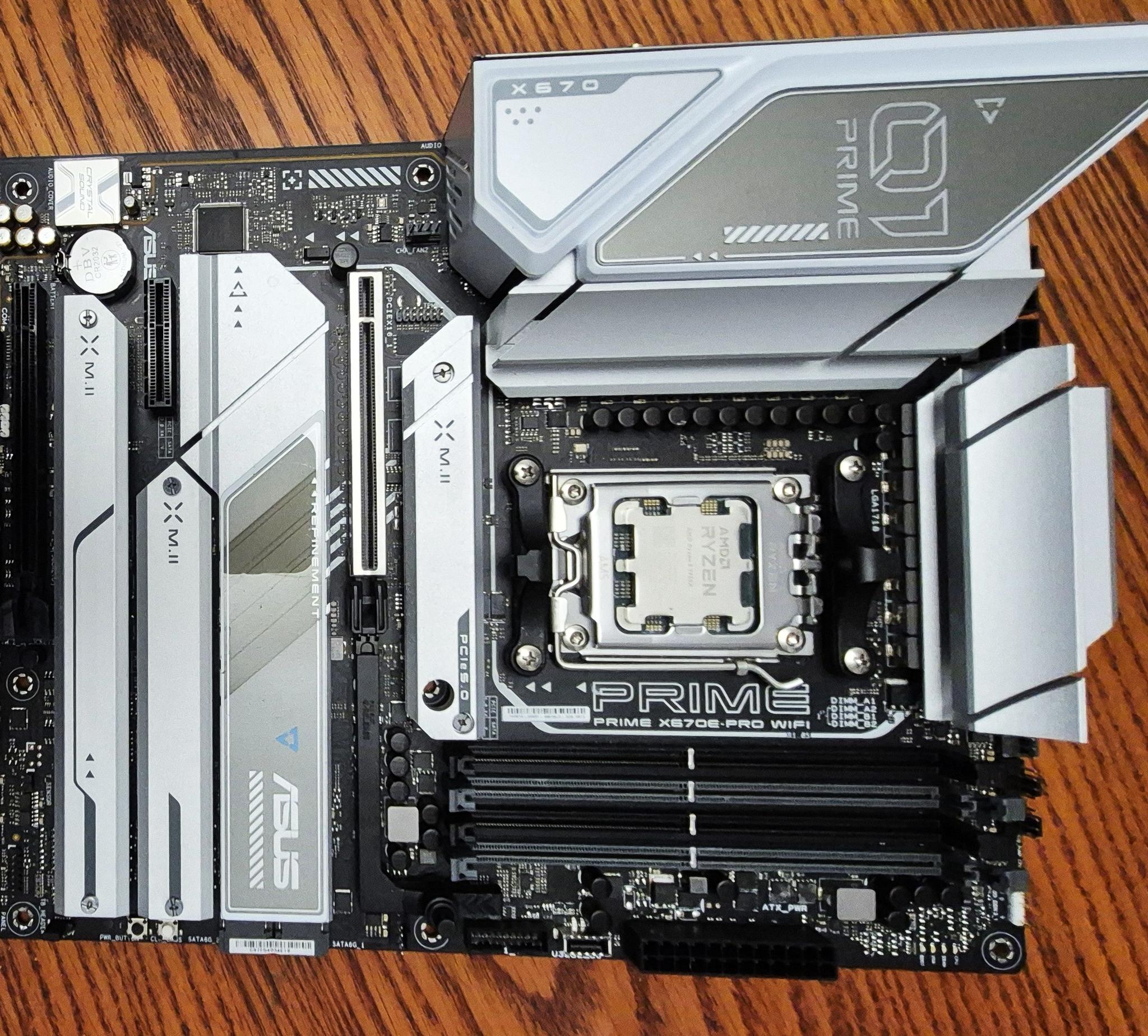 Asus X670E-Pro WIFI, Ryzen 9 7950X CPU, MSI 12GB GeForce RTX 3060, 32GB RAM, AIO Cooler, 4TB M.2 SSD