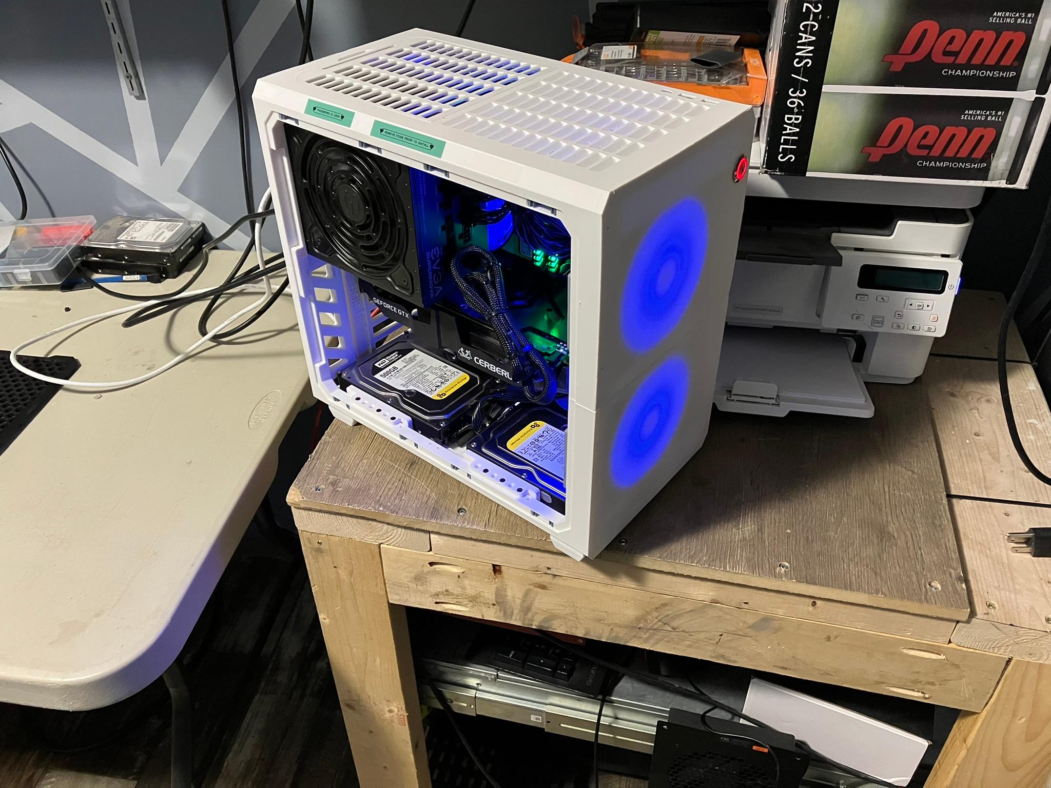 AMD Ryzen 2600 | GTX 1070 Ti | 16 GB ARGB Ram | 512GB NVME | 1TB HDD | 750W PSU | Win 11 Pro | ARGB