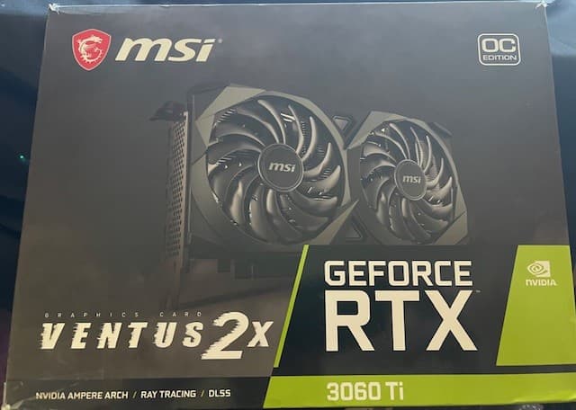 MSI Ventus GeForce RTX 3060 Ti 8GB