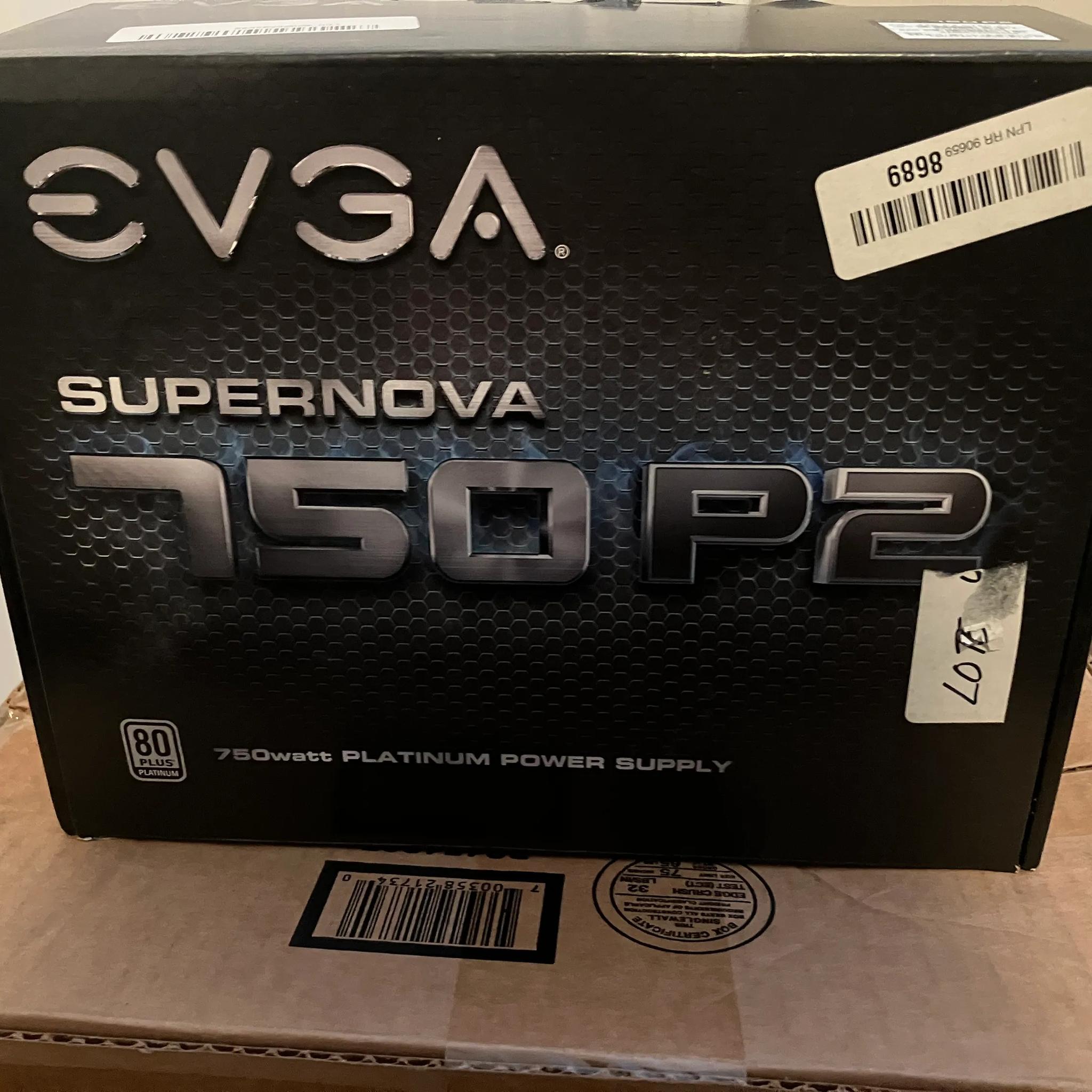 EVGA 750 P2 80 Plus Platinum 750W Fully Modular Power Supply