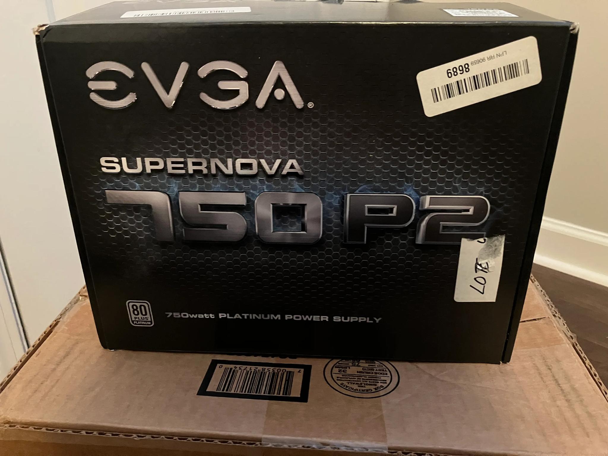 EVGA 750 P2 80 Plus Platinum 750W Fully Modular Power Supply