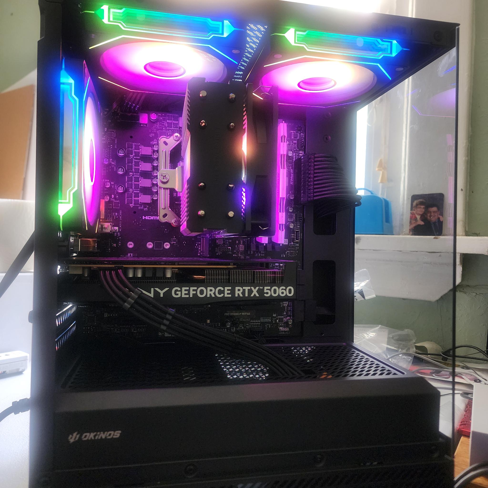 GeForce RTX 5060 Custom Gaming PC - Ryzen 5 3600