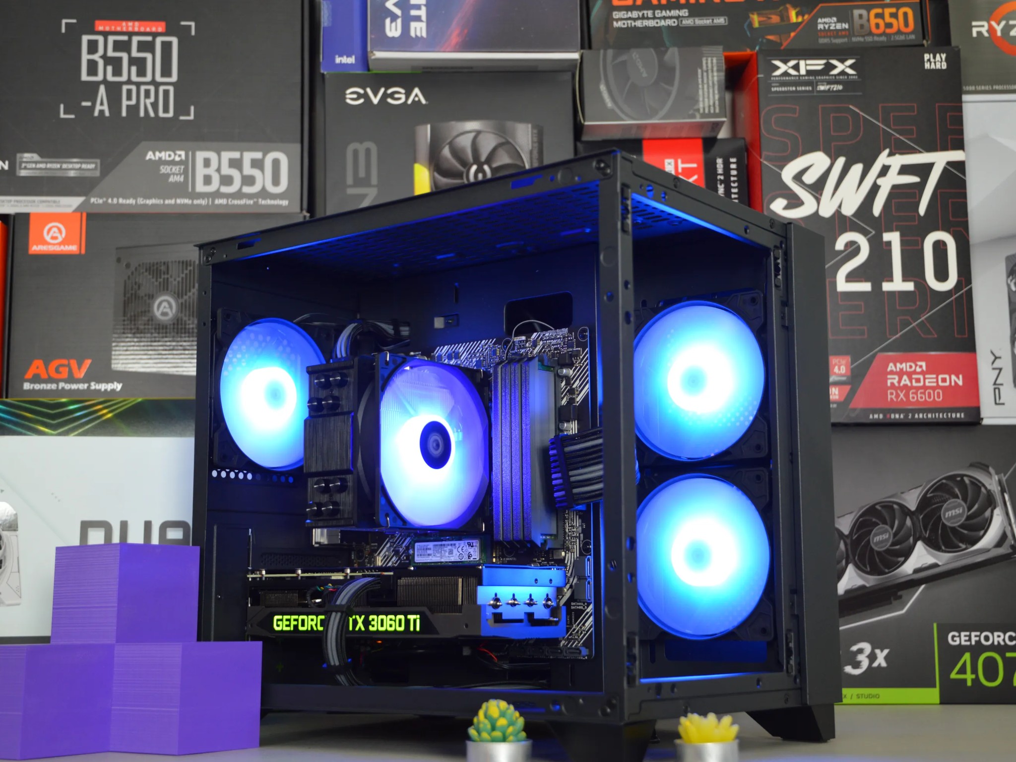 ⚗️⚗️| RTX 3060 Ti 8GB | RYZEN 5 5600 | 32GB DDR4 RAM | 1TB NVME SSD | Acid Vat |