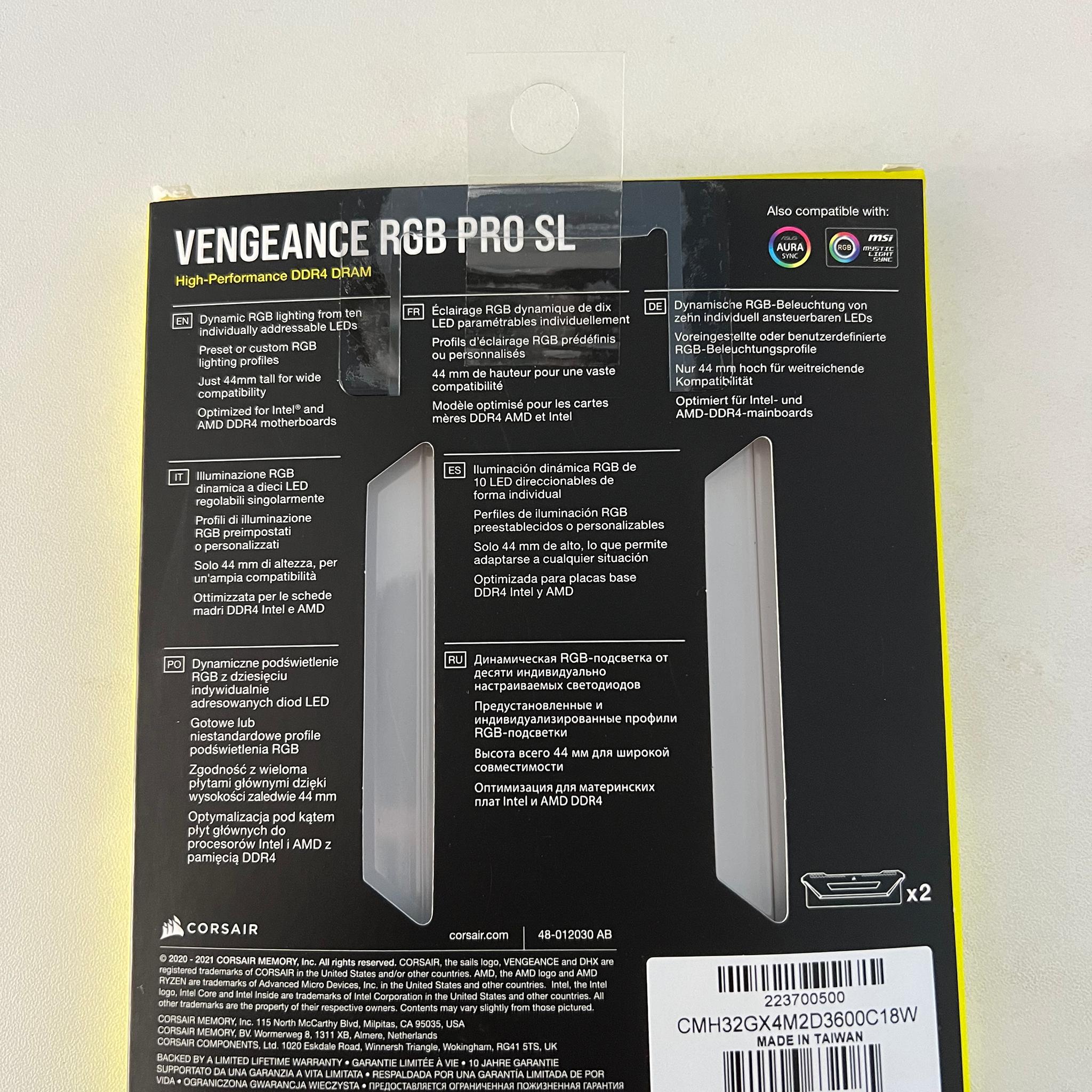Corsair Vengeance DDR4 White