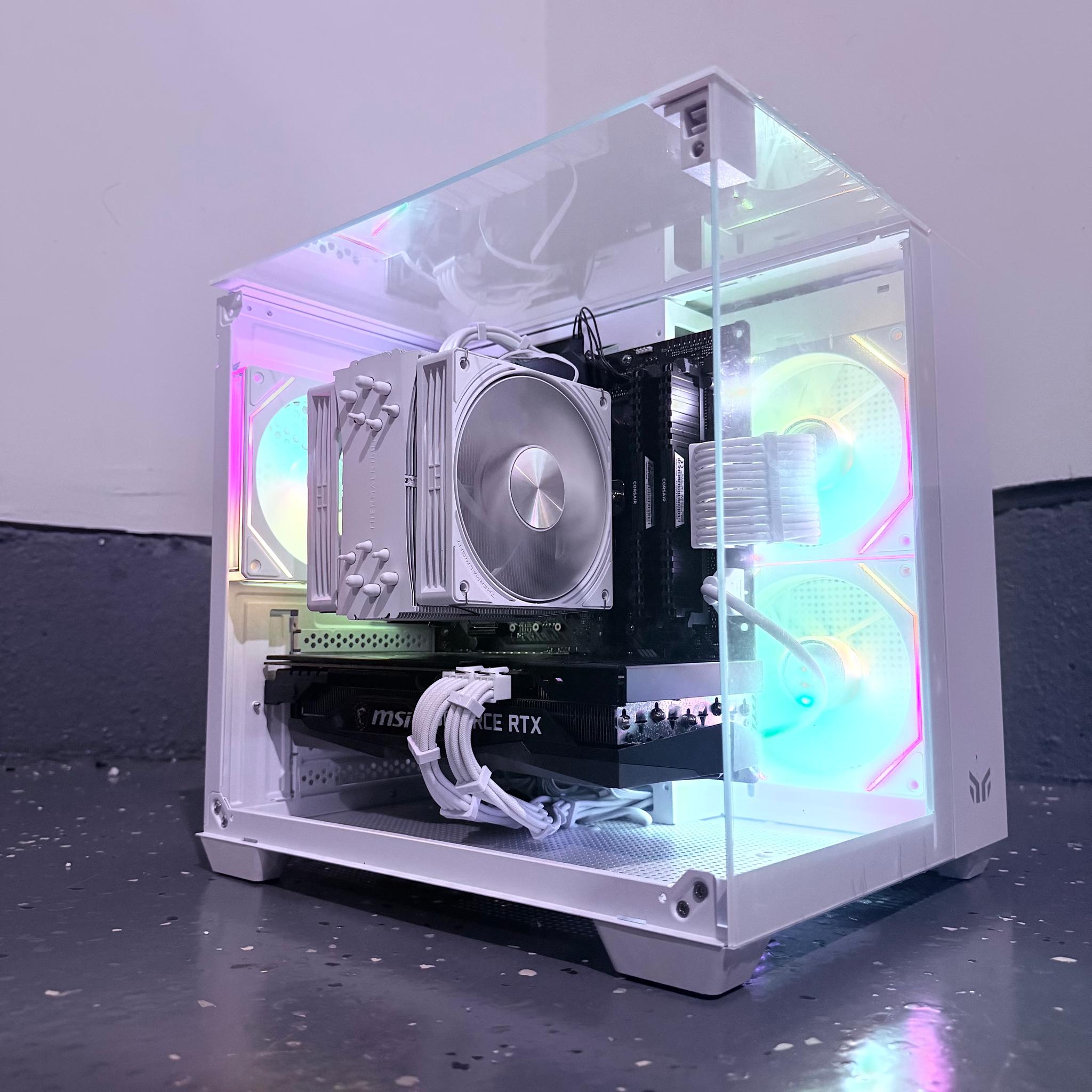 🌈"Glacial Frost"❄️ | 1440p Gaming | RTX 3060 Ti | iRyzen 7 3800X | 32GB Ram | 1TB SSD | Free Ship