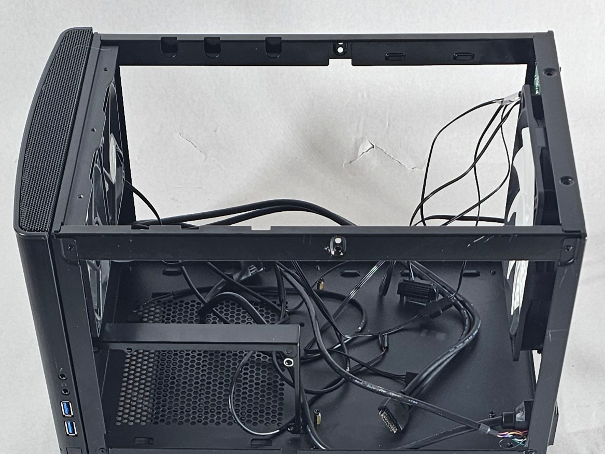 Black ITX PC Case w/ 3 Fans