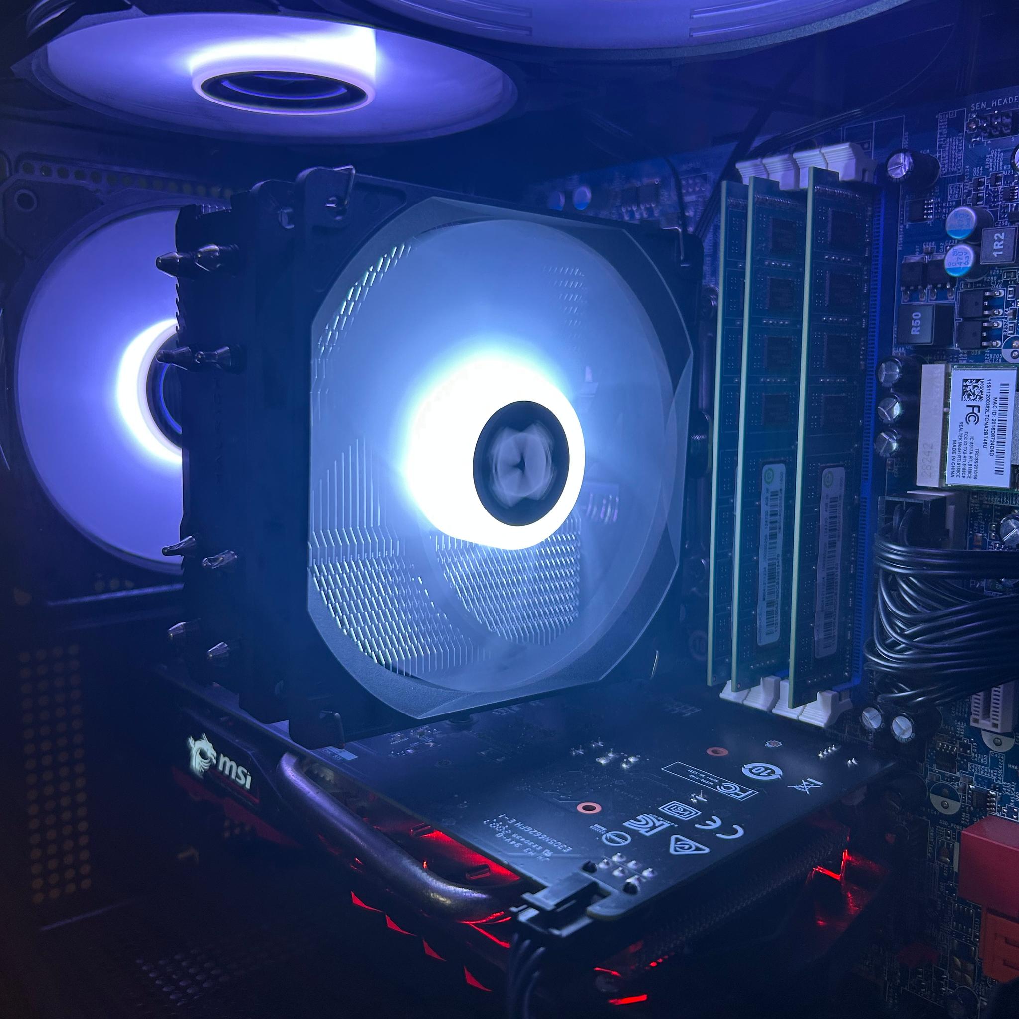 1080p Gaming PC Computer (MSI 1050ti, I7 3770, 12 GB DDR3)