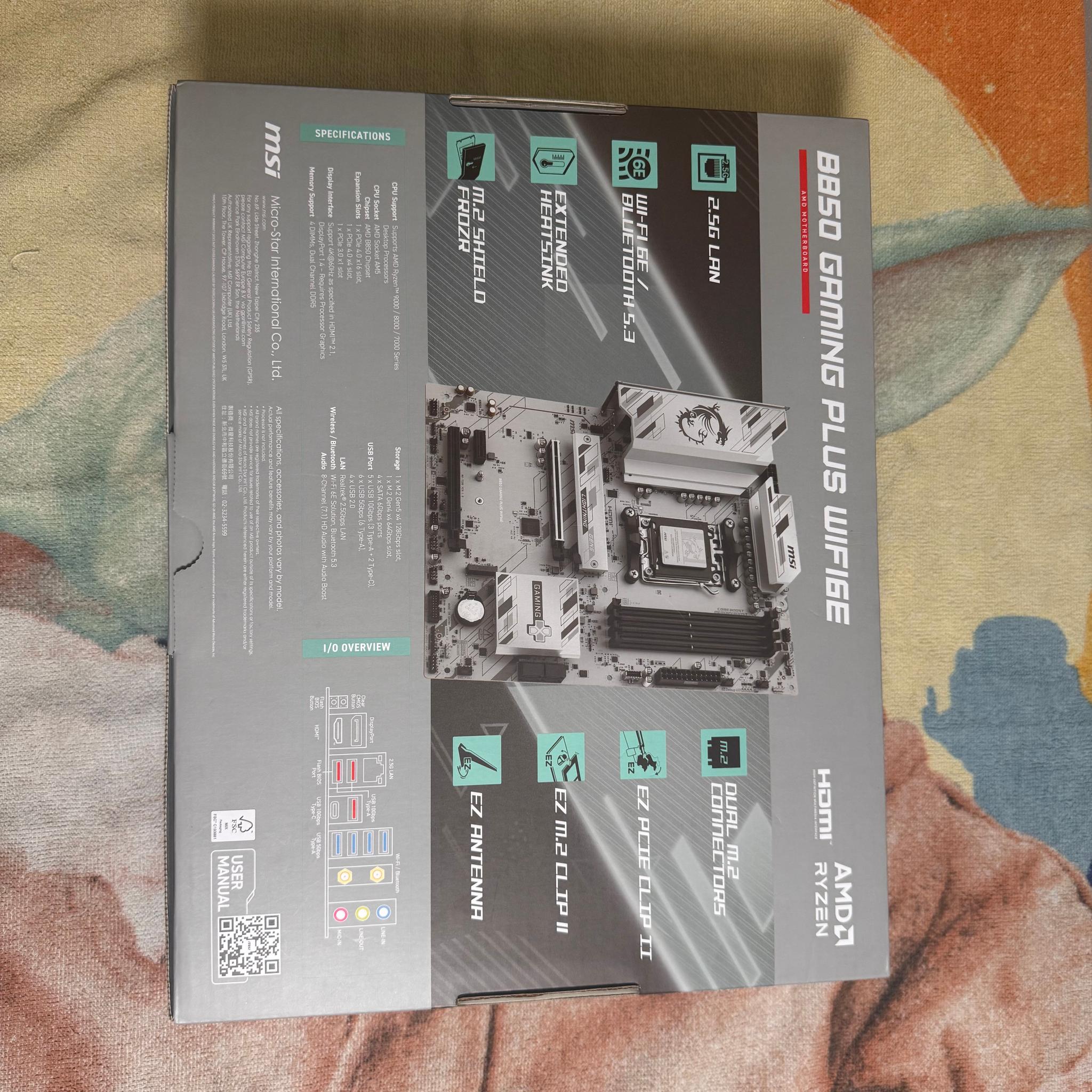 MSI  B850 Gaming Plus WIFI6E